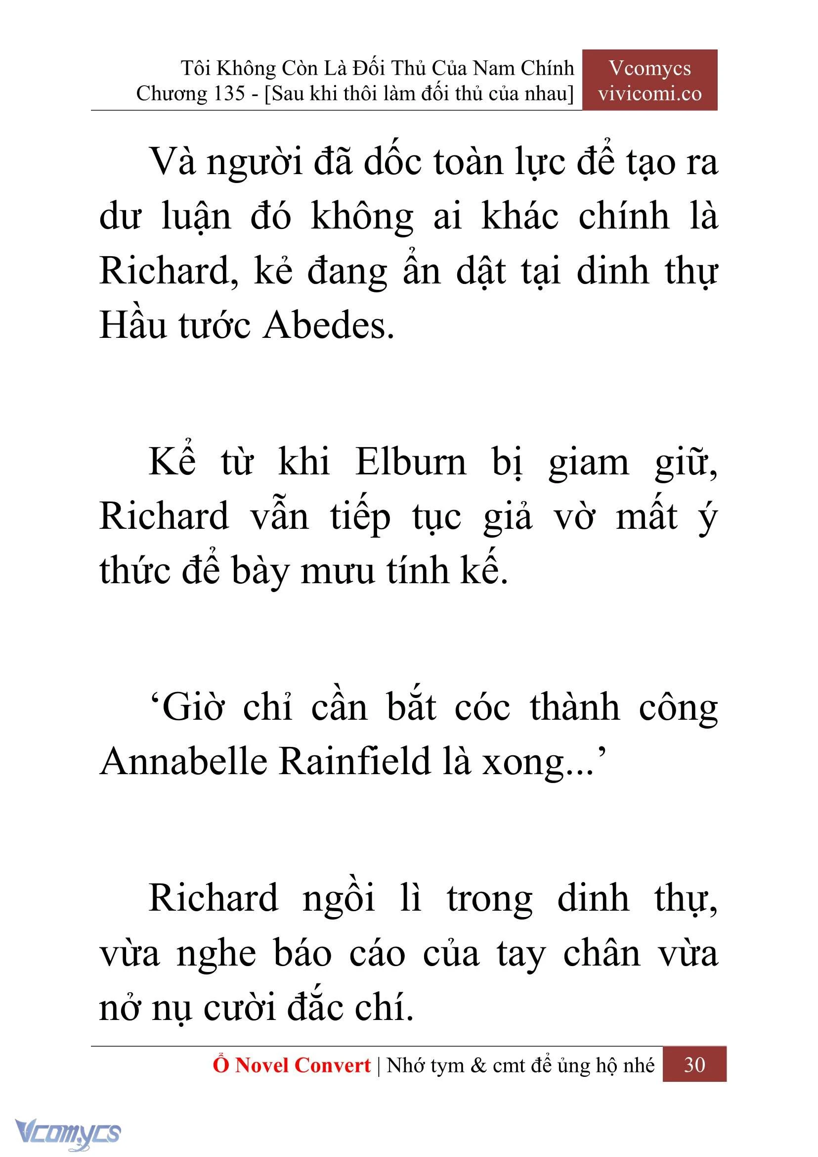 [Novel] Tôi Không Còn Là Đối Thủ Của Nam Chính Chapter  135 - 32