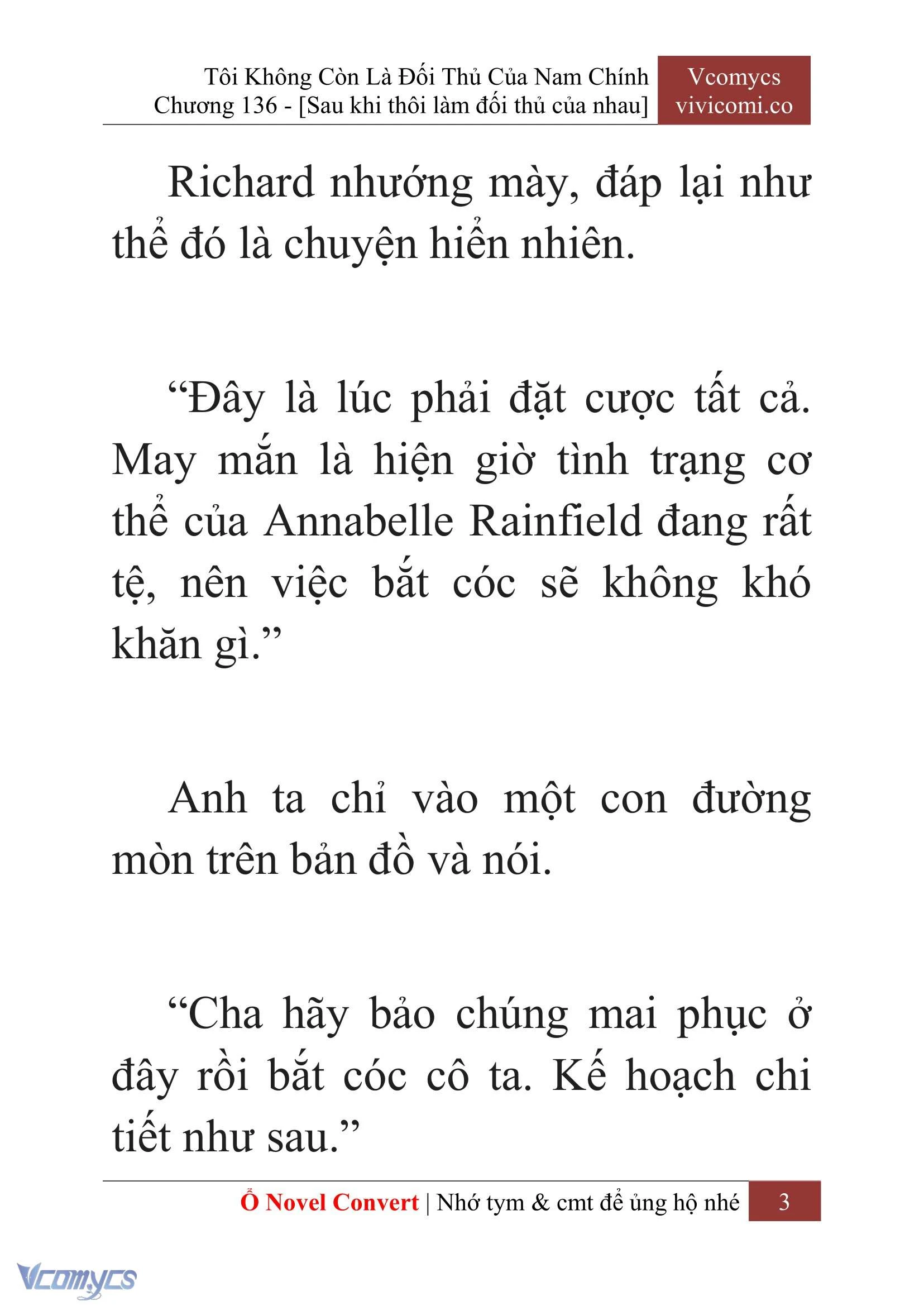 [Novel] Tôi Không Còn Là Đối Thủ Của Nam Chính Chapter  136 - 5