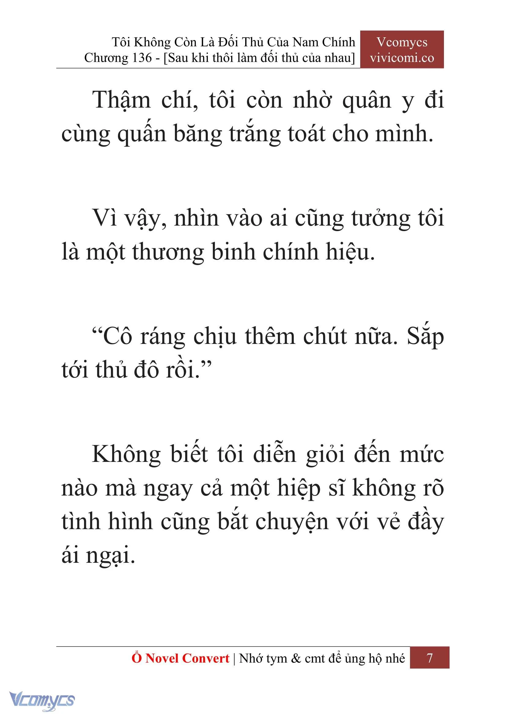 [Novel] Tôi Không Còn Là Đối Thủ Của Nam Chính Chapter  136 - 9