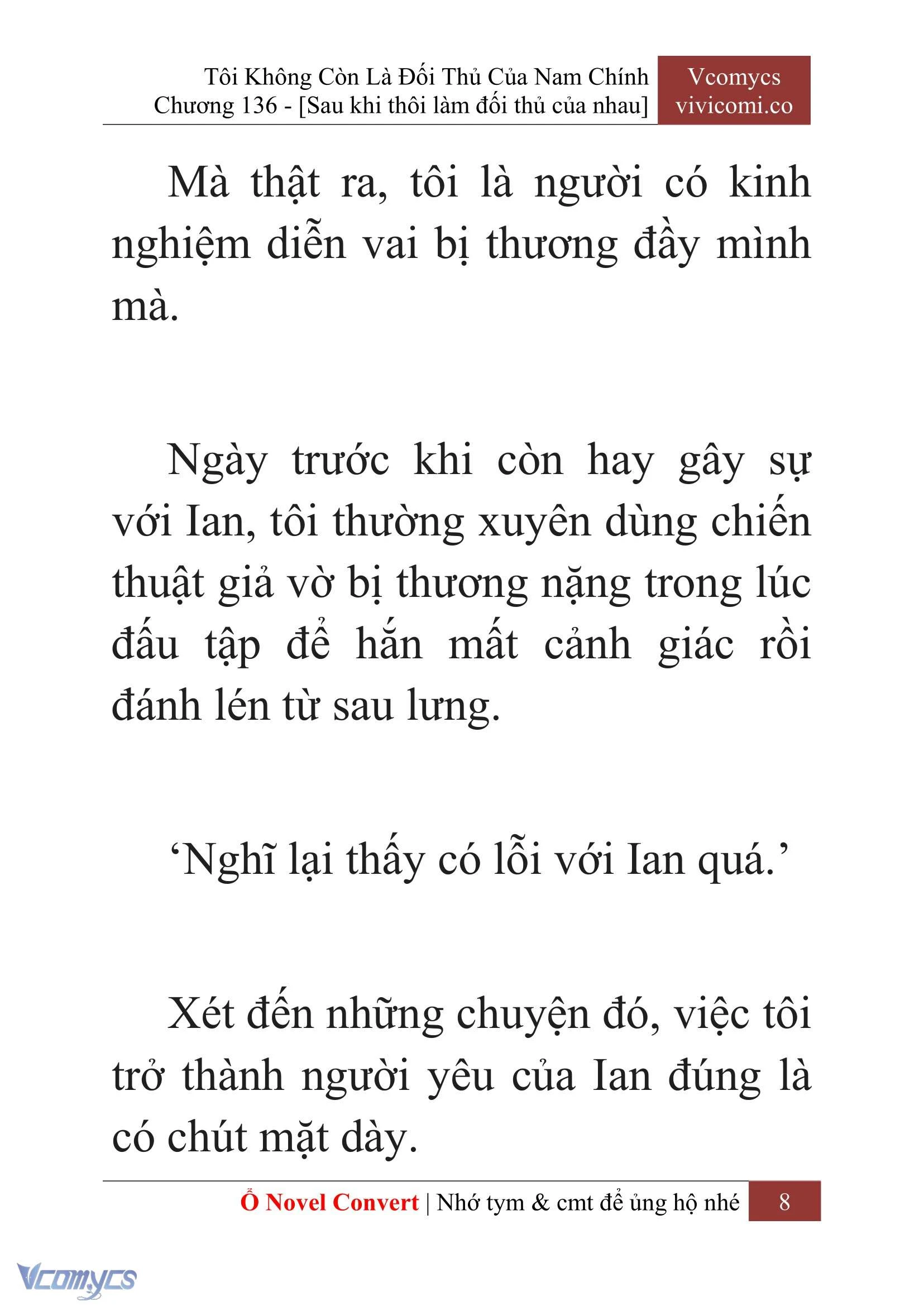 [Novel] Tôi Không Còn Là Đối Thủ Của Nam Chính Chapter  136 - 10