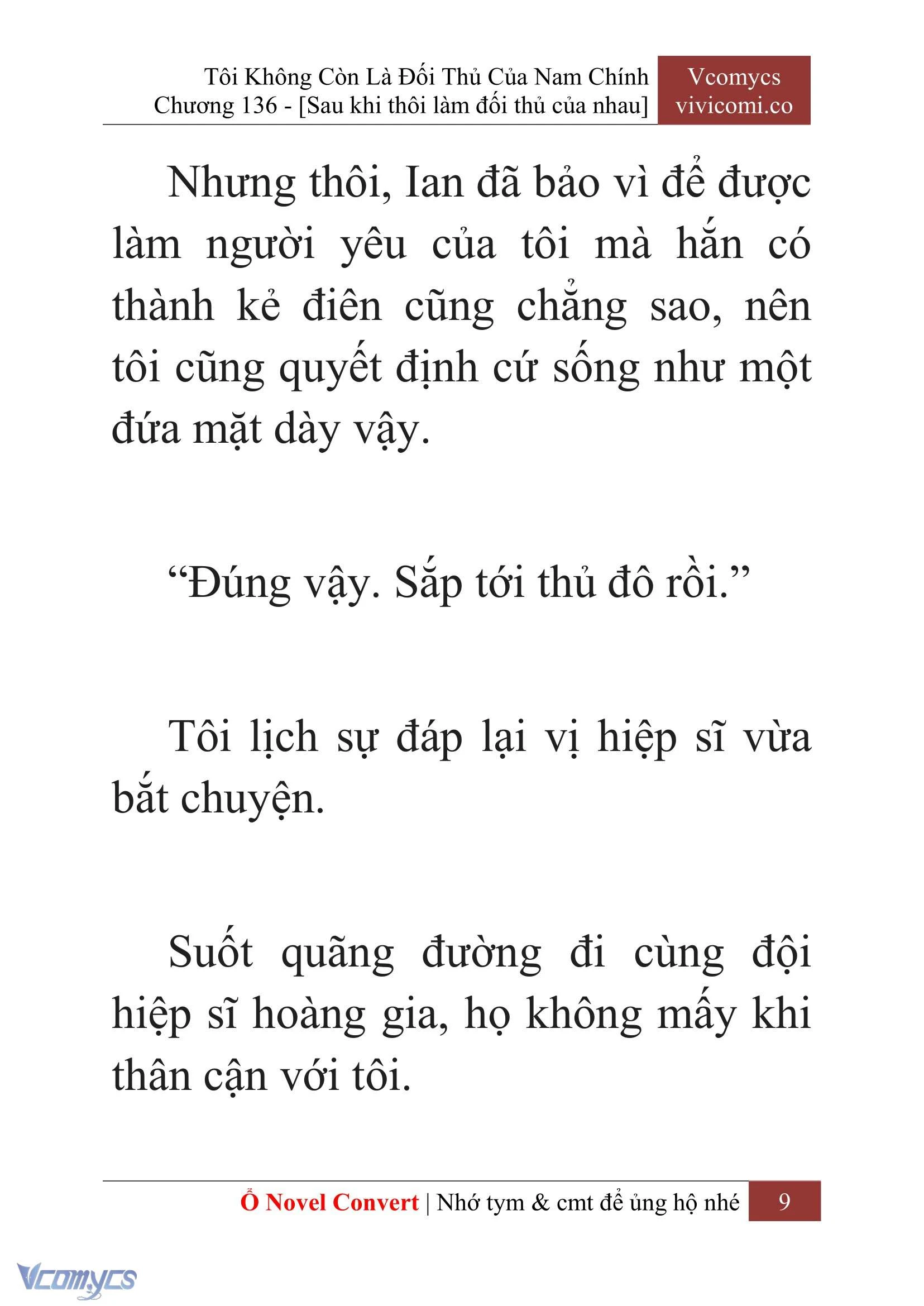 [Novel] Tôi Không Còn Là Đối Thủ Của Nam Chính Chapter  136 - 11