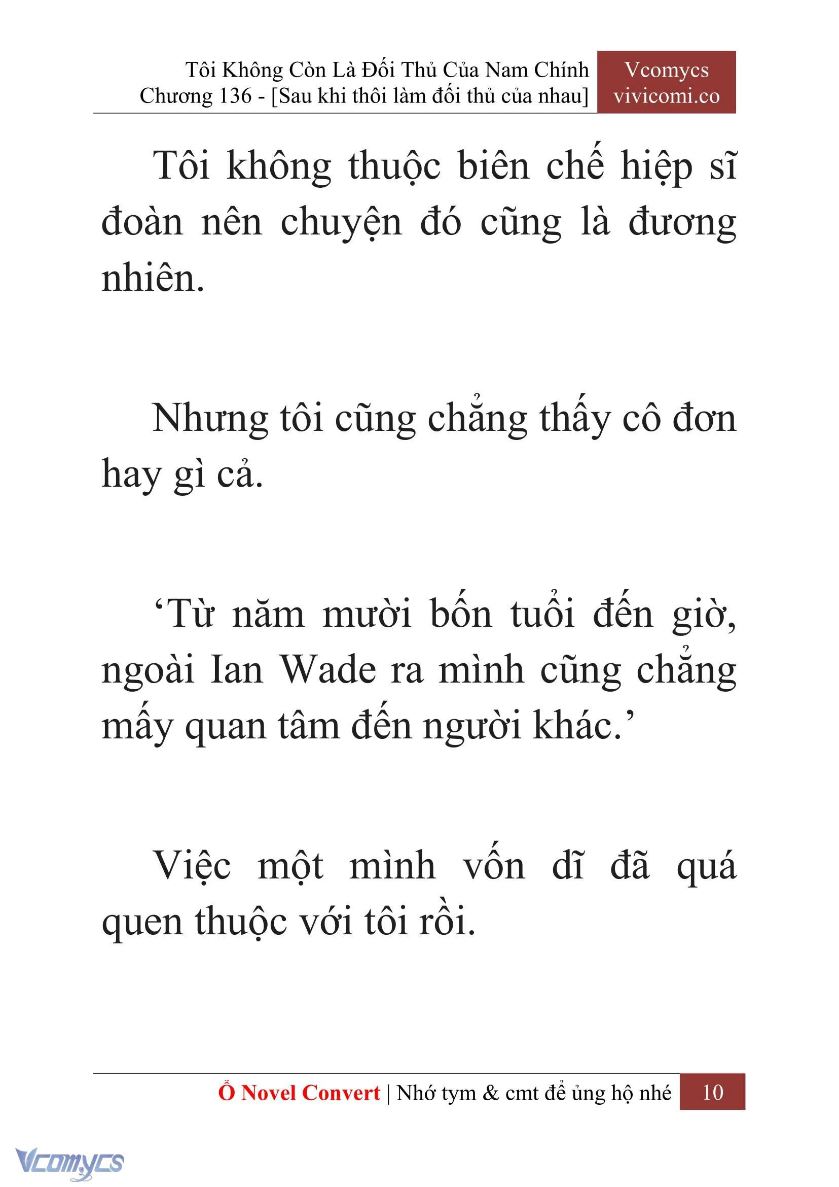 [Novel] Tôi Không Còn Là Đối Thủ Của Nam Chính Chapter  136 - 12