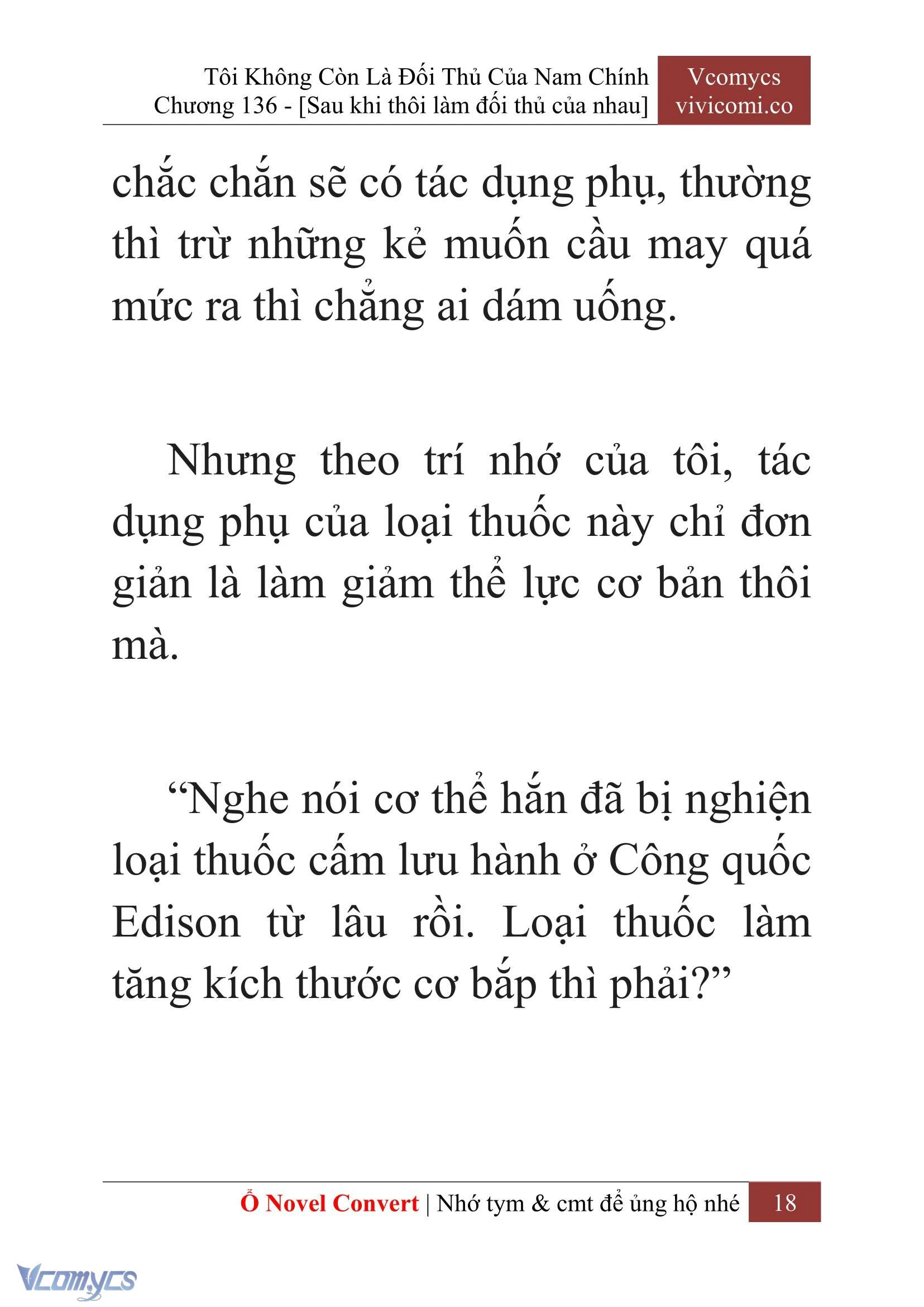 [Novel] Tôi Không Còn Là Đối Thủ Của Nam Chính Chapter  136 - 20