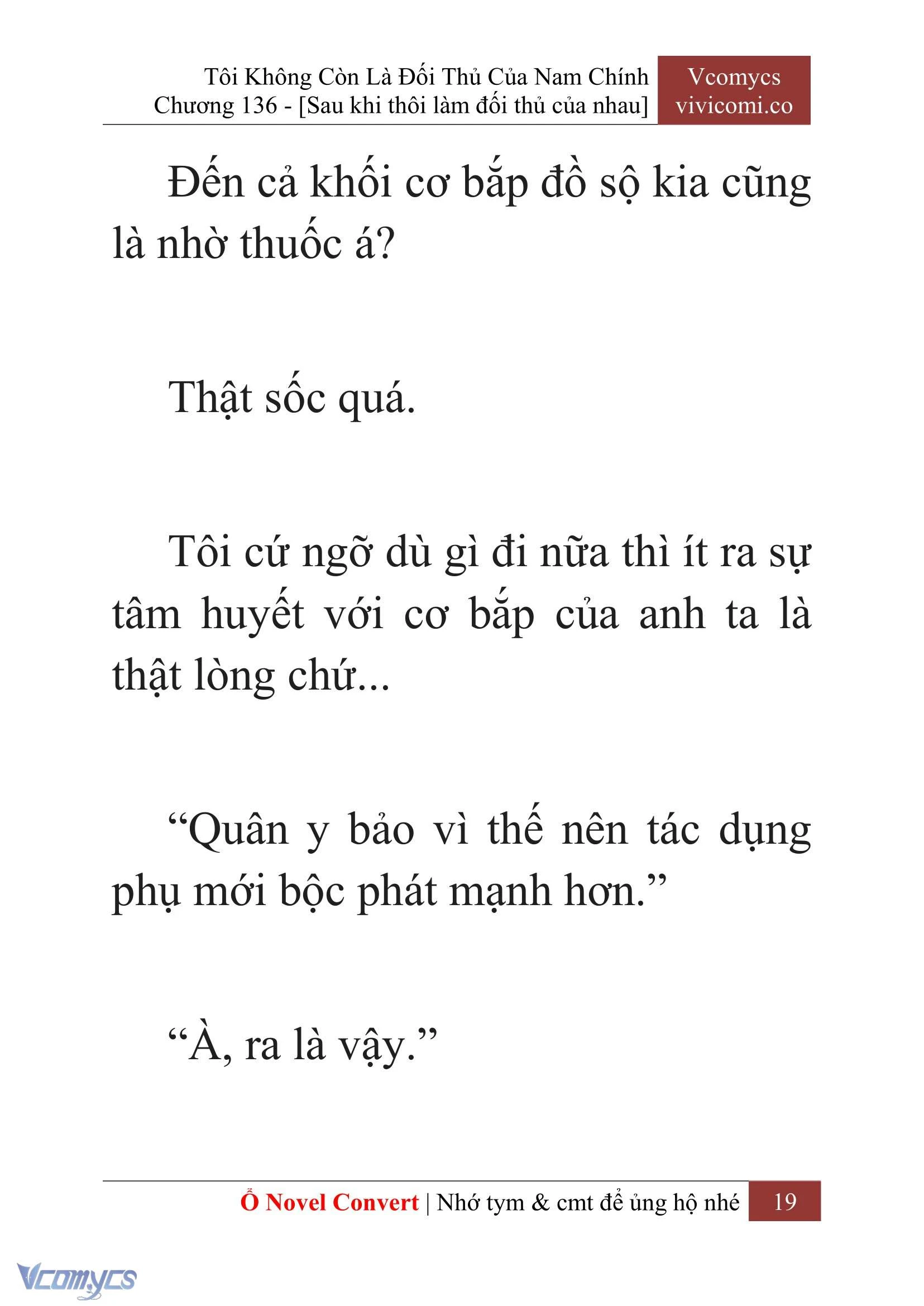 [Novel] Tôi Không Còn Là Đối Thủ Của Nam Chính Chapter  136 - 21