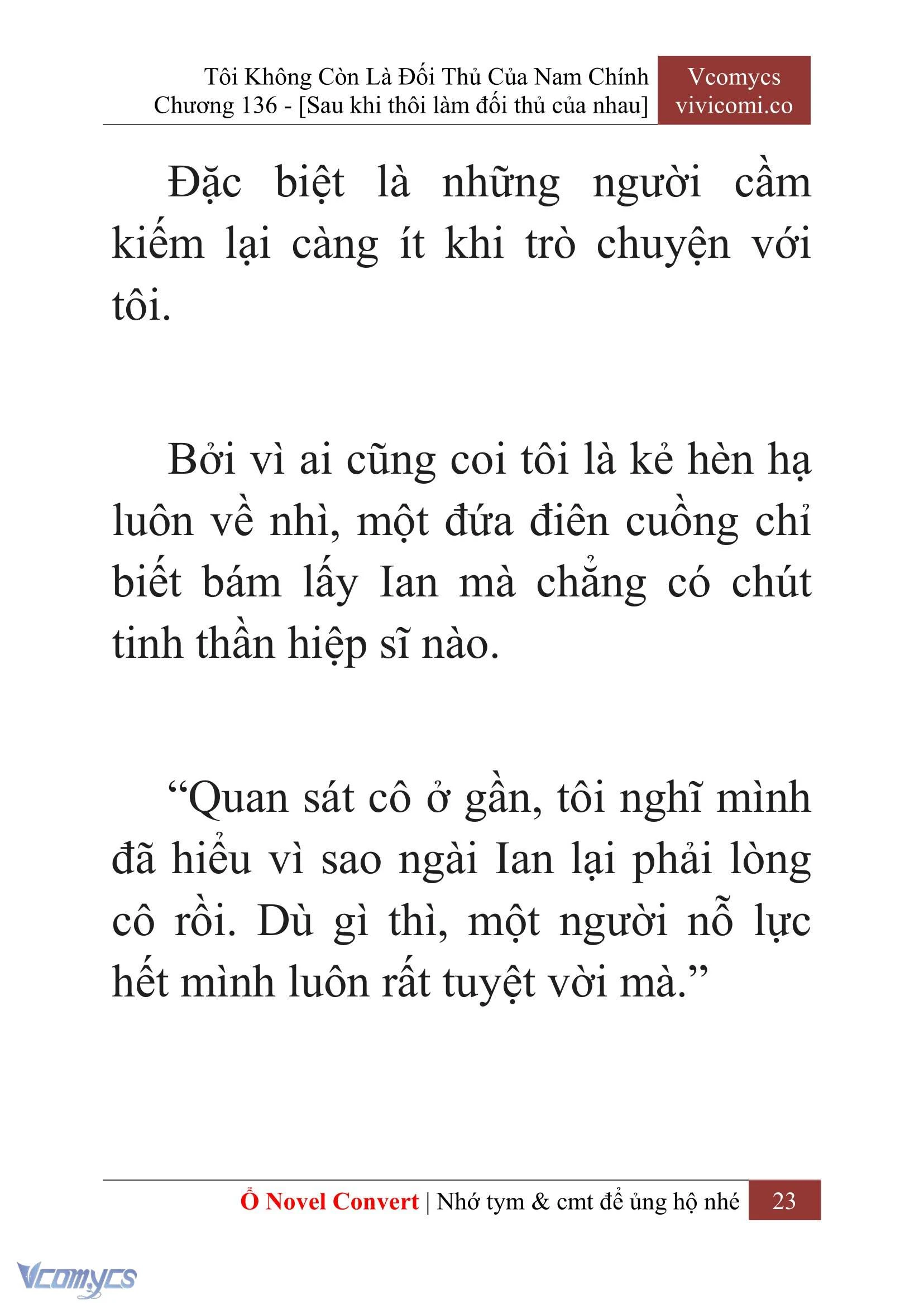 [Novel] Tôi Không Còn Là Đối Thủ Của Nam Chính Chapter  136 - 25