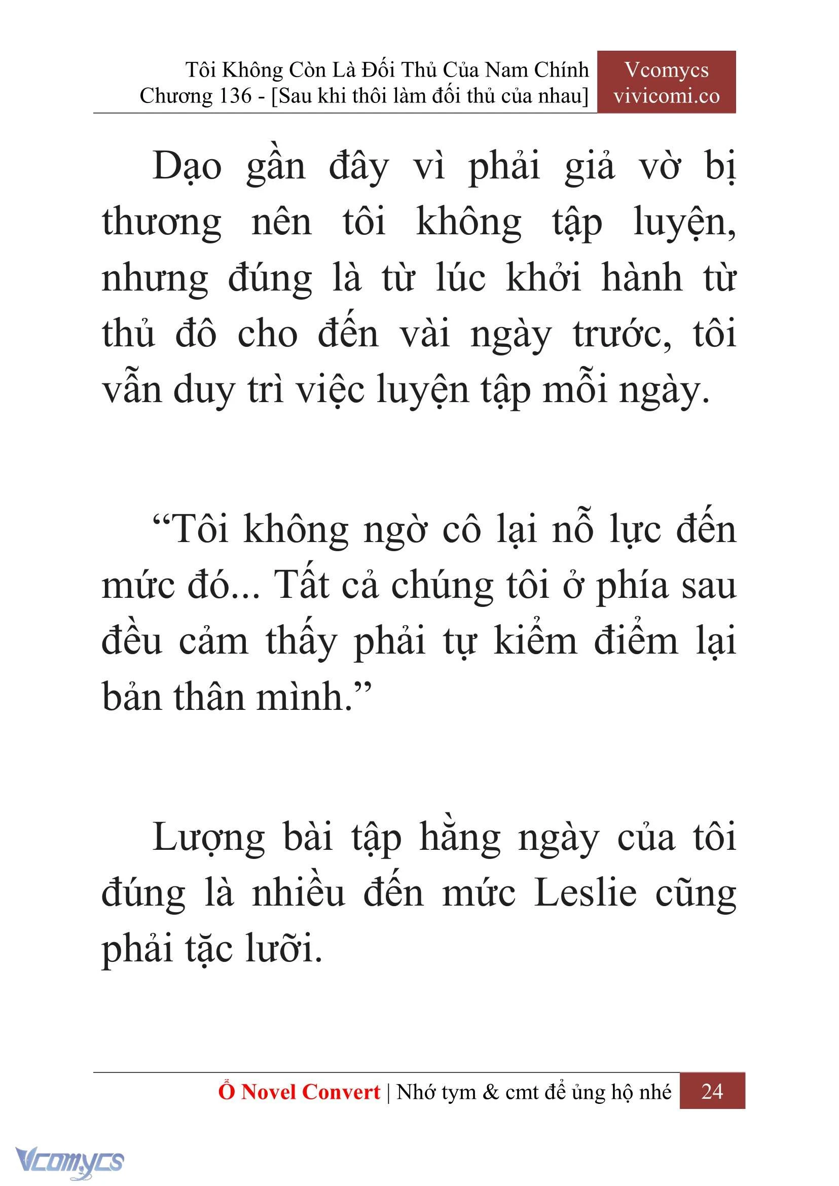 [Novel] Tôi Không Còn Là Đối Thủ Của Nam Chính Chapter  136 - 26