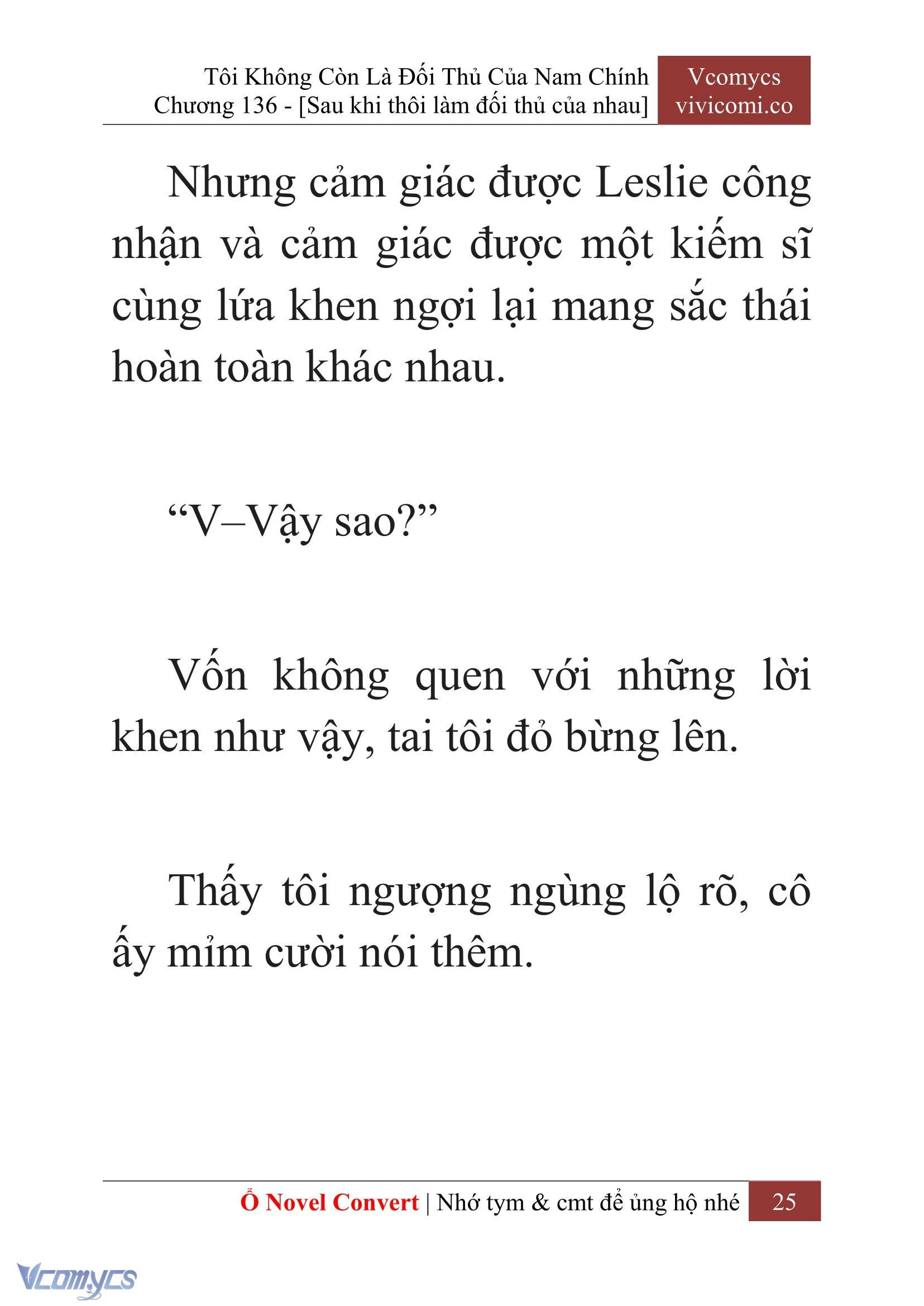 [Novel] Tôi Không Còn Là Đối Thủ Của Nam Chính Chapter  136 - 27