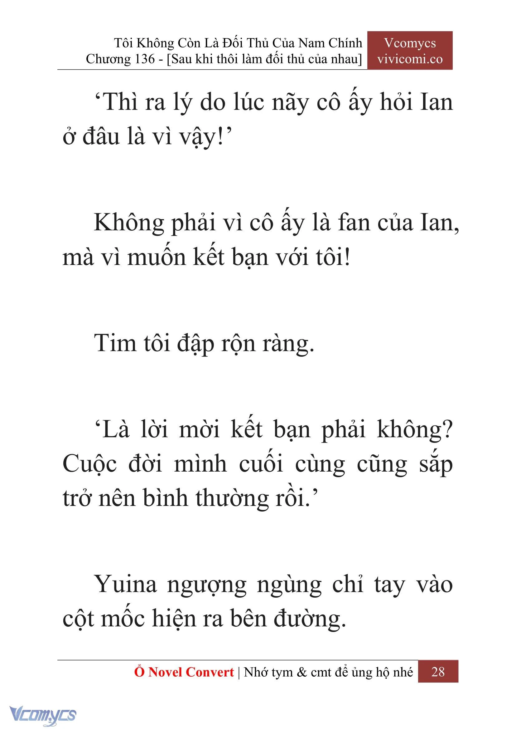 [Novel] Tôi Không Còn Là Đối Thủ Của Nam Chính Chapter  136 - 30