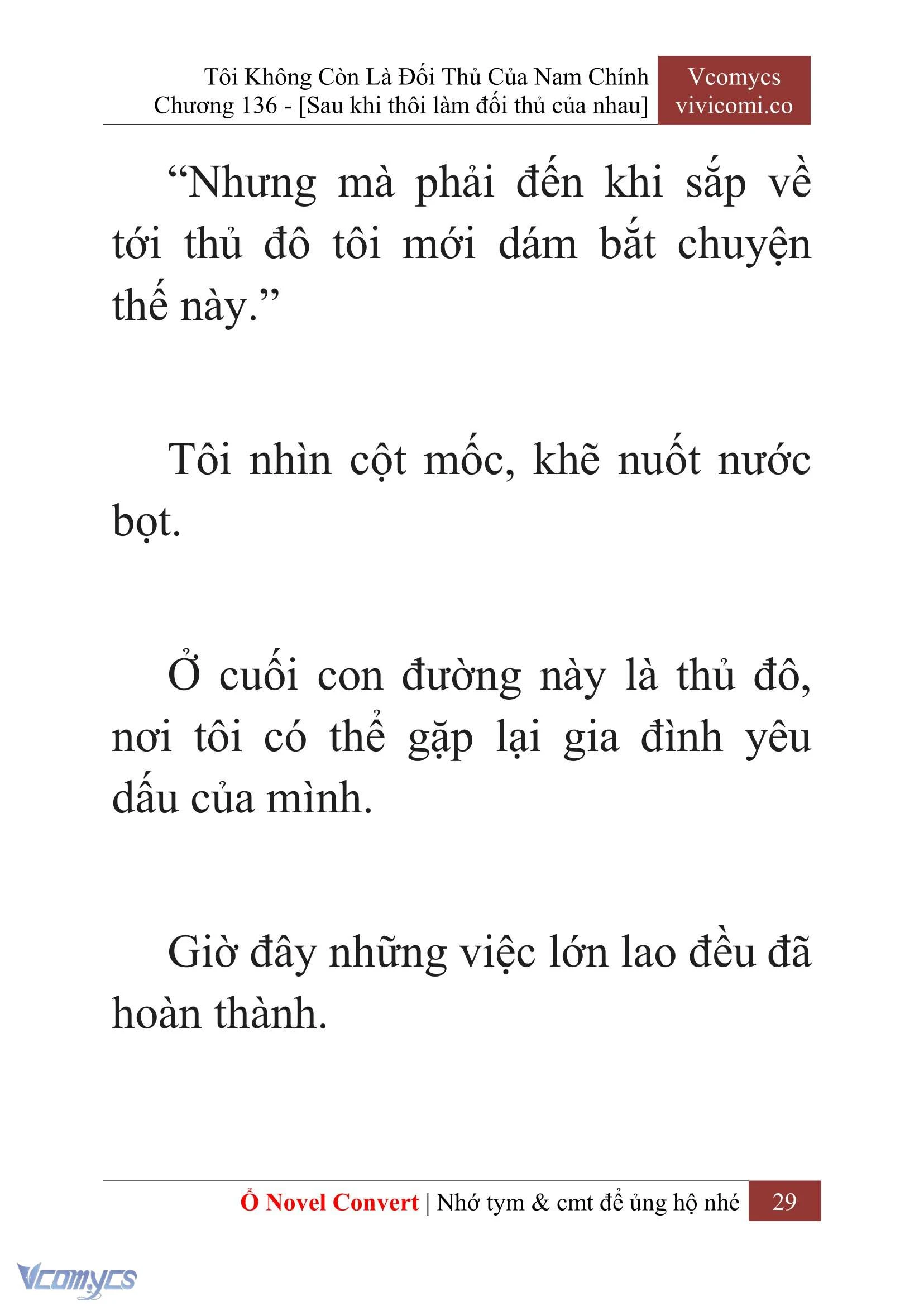 [Novel] Tôi Không Còn Là Đối Thủ Của Nam Chính Chapter  136 - 31