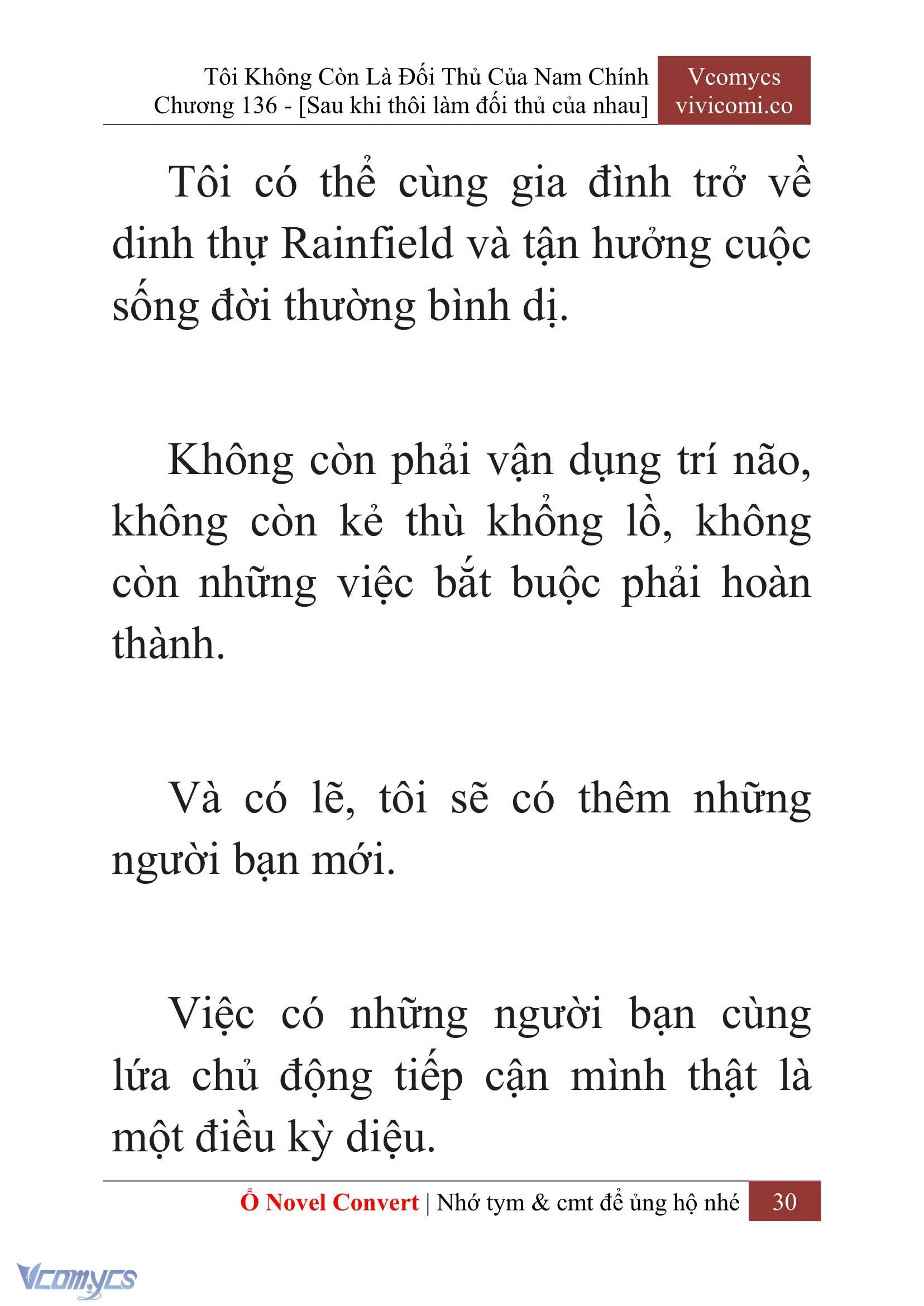 [Novel] Tôi Không Còn Là Đối Thủ Của Nam Chính Chapter  136 - 32