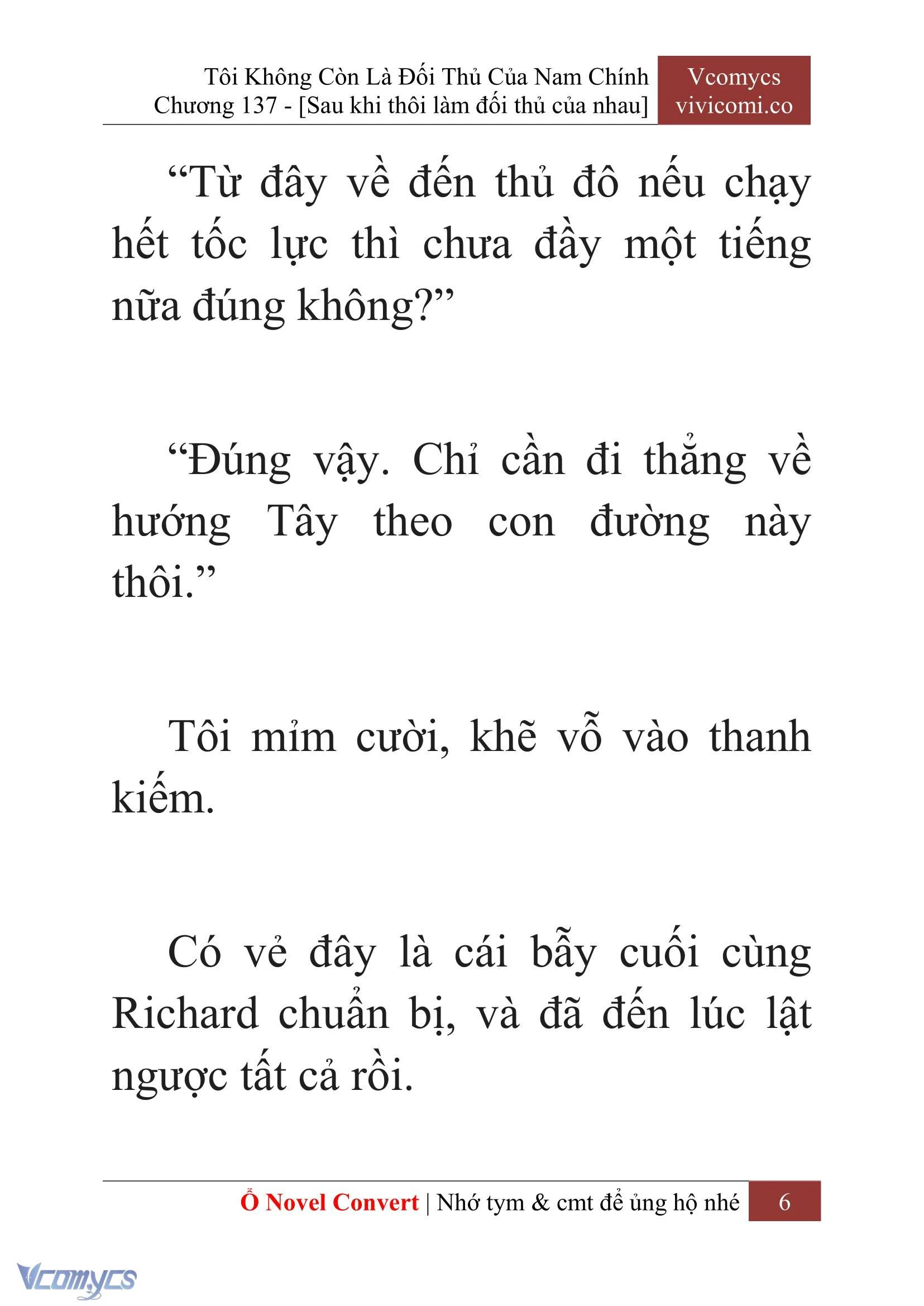 [Novel] Tôi Không Còn Là Đối Thủ Của Nam Chính Chapter  137 - 8