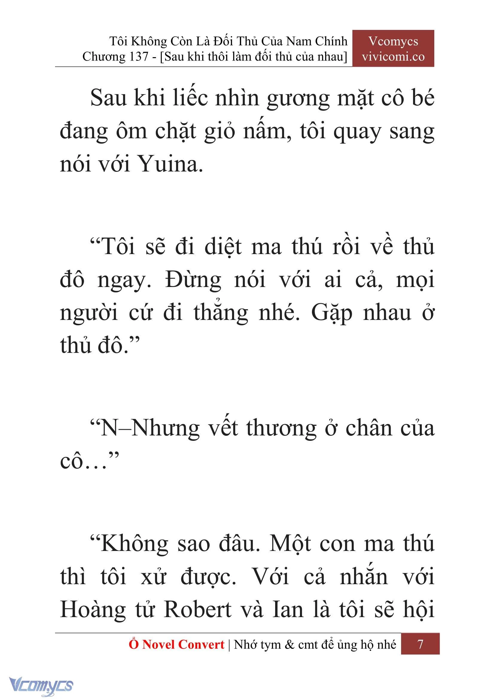 [Novel] Tôi Không Còn Là Đối Thủ Của Nam Chính Chapter  137 - 9