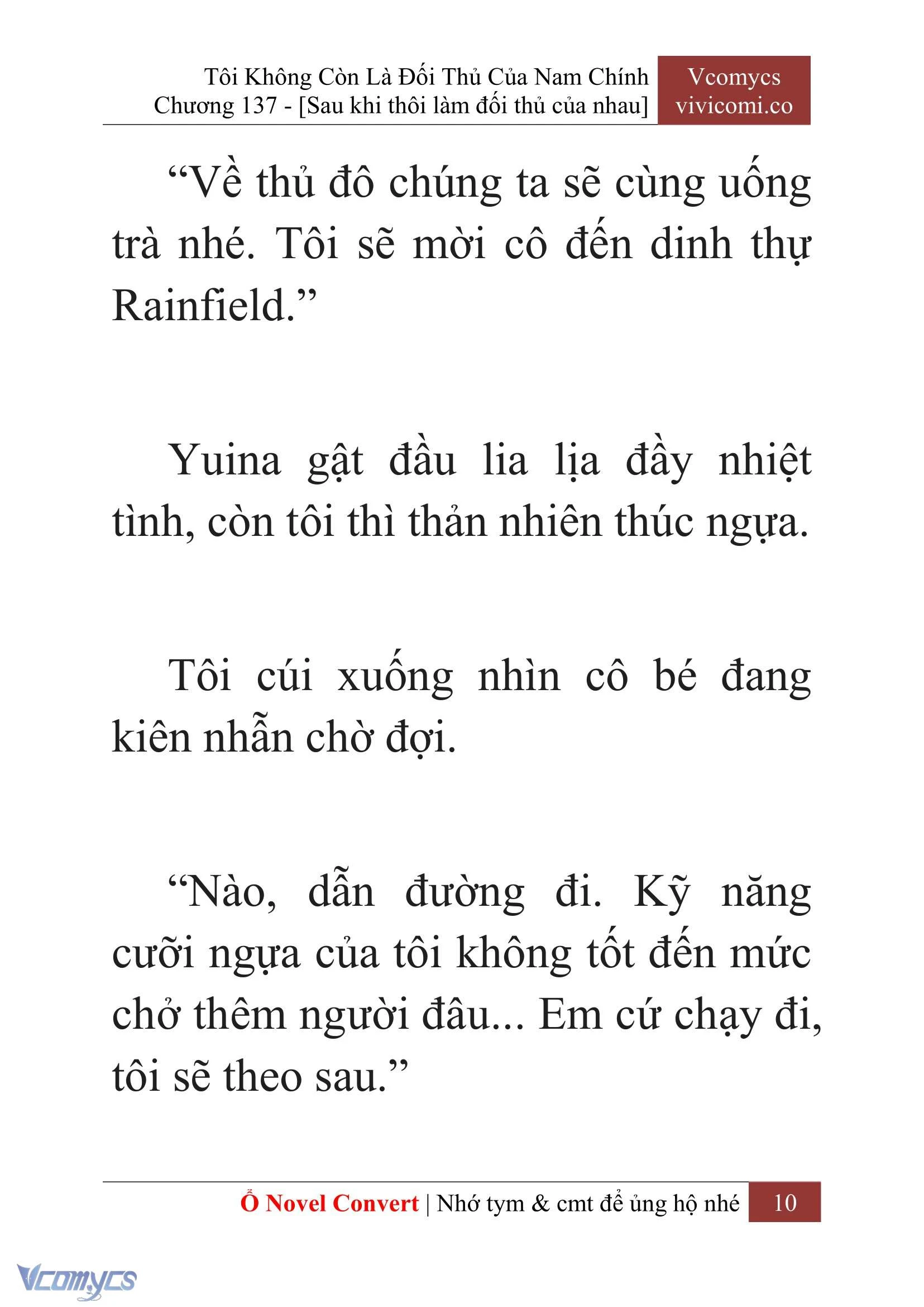 [Novel] Tôi Không Còn Là Đối Thủ Của Nam Chính Chapter  137 - 12