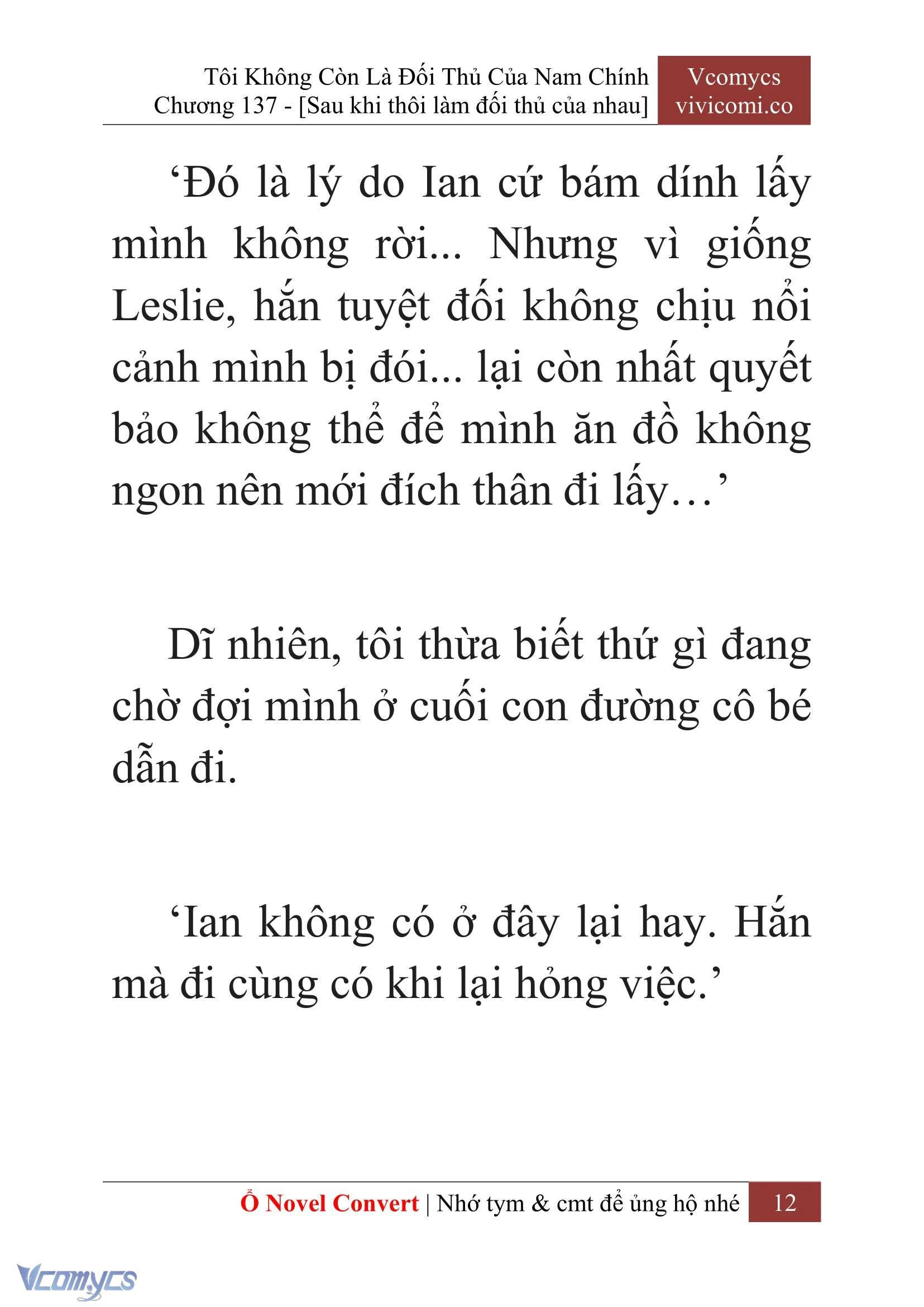 [Novel] Tôi Không Còn Là Đối Thủ Của Nam Chính Chapter  137 - 14