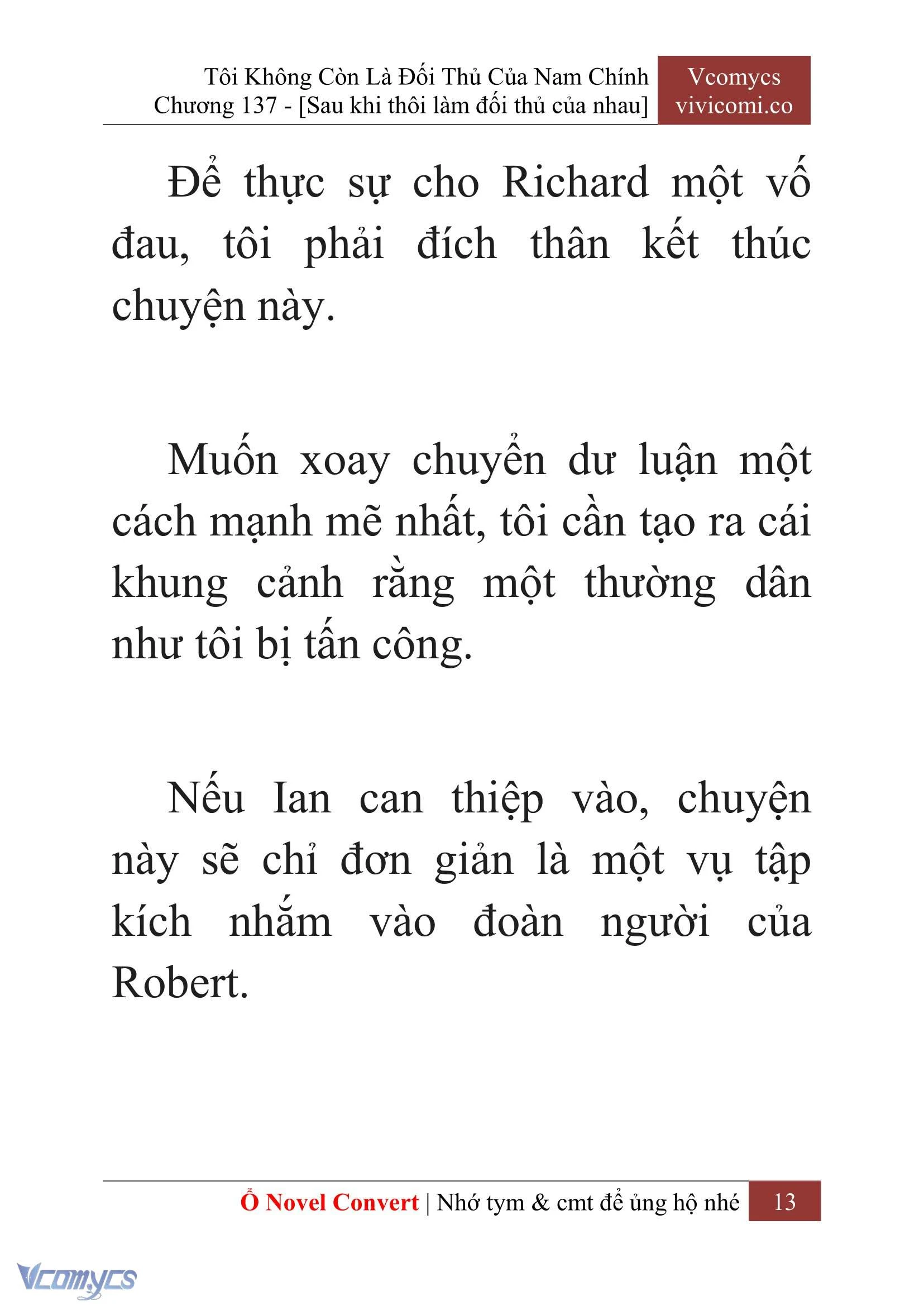 [Novel] Tôi Không Còn Là Đối Thủ Của Nam Chính Chapter  137 - 15