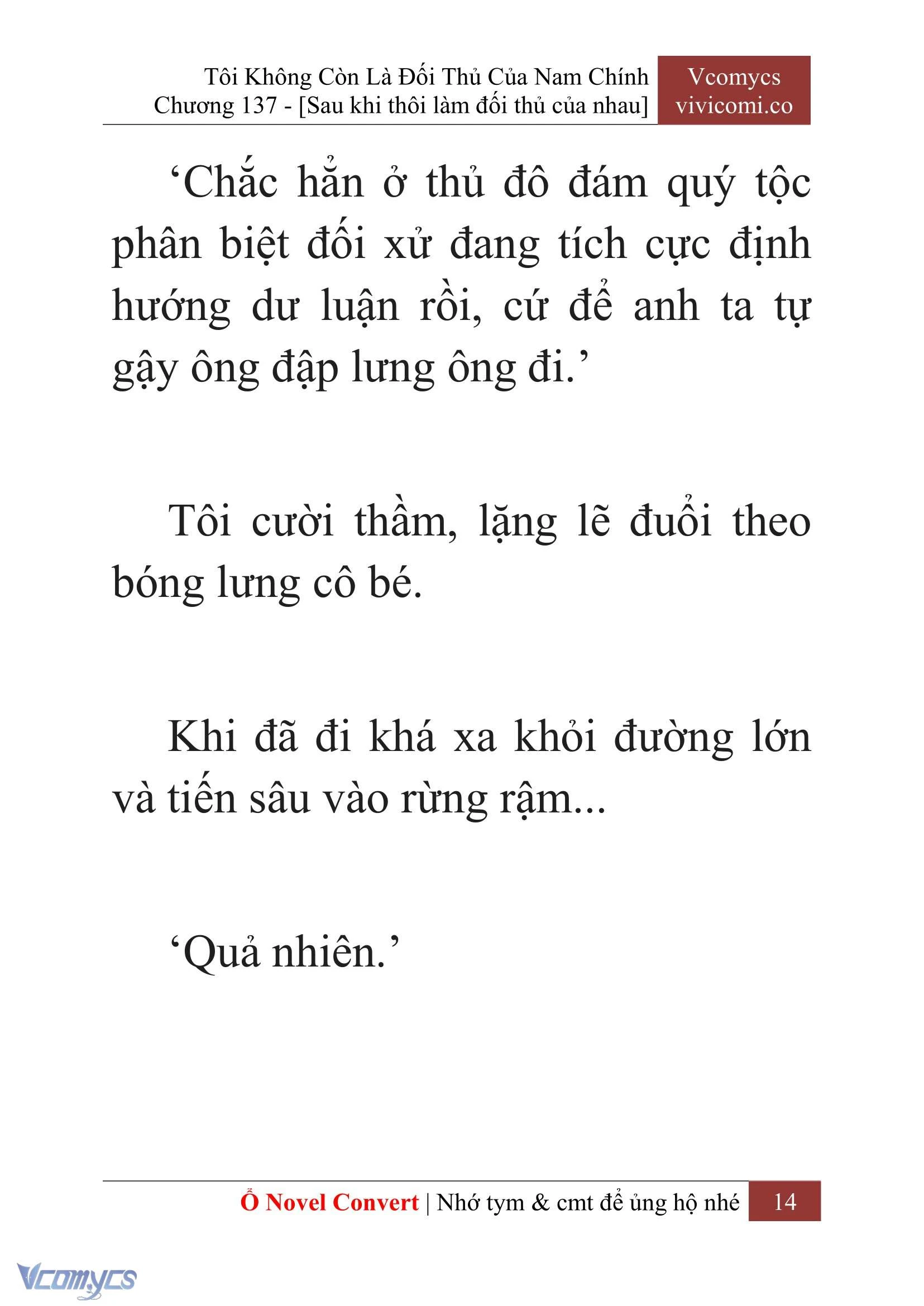 [Novel] Tôi Không Còn Là Đối Thủ Của Nam Chính Chapter  137 - 16