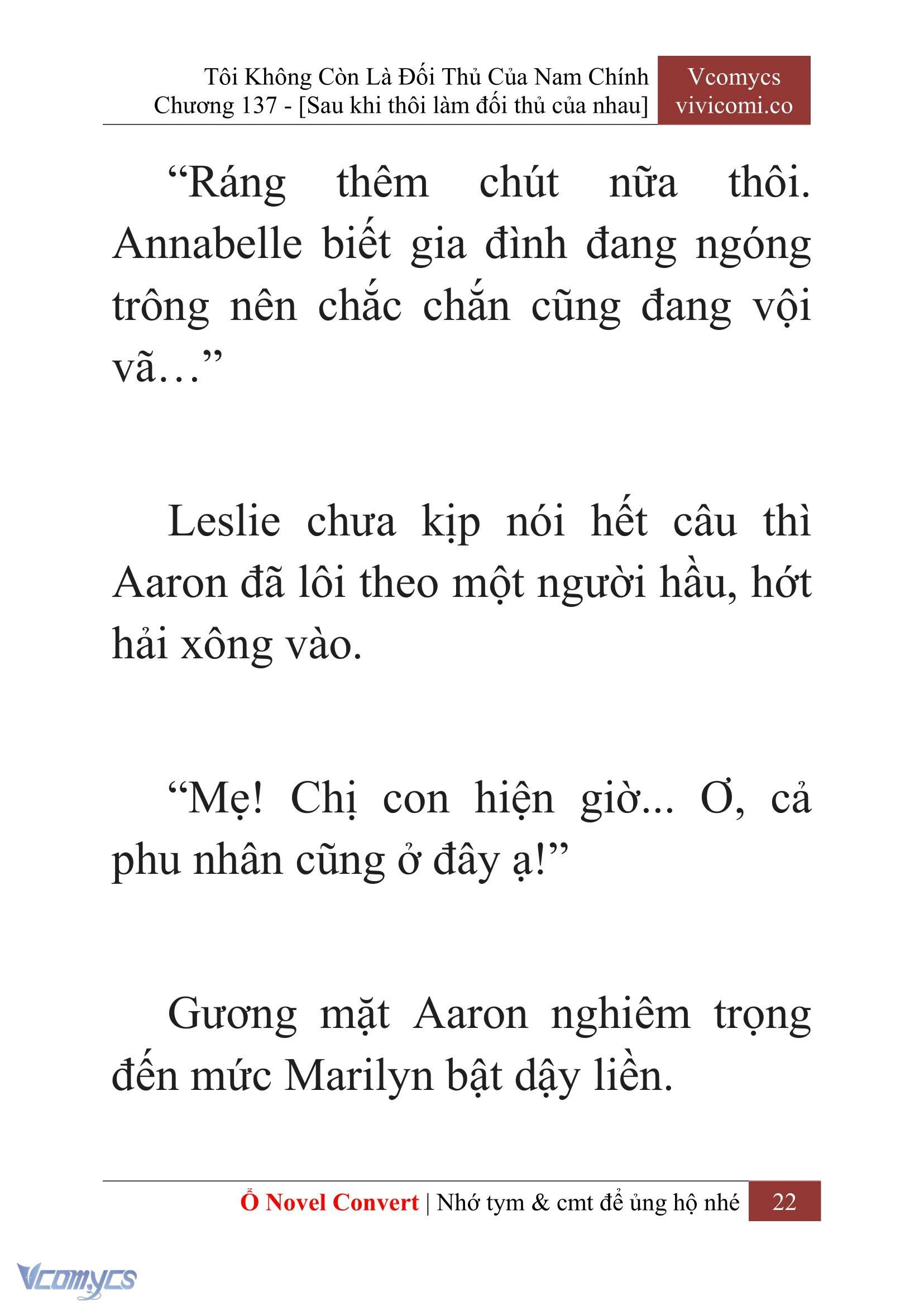 [Novel] Tôi Không Còn Là Đối Thủ Của Nam Chính Chapter  137 - 24