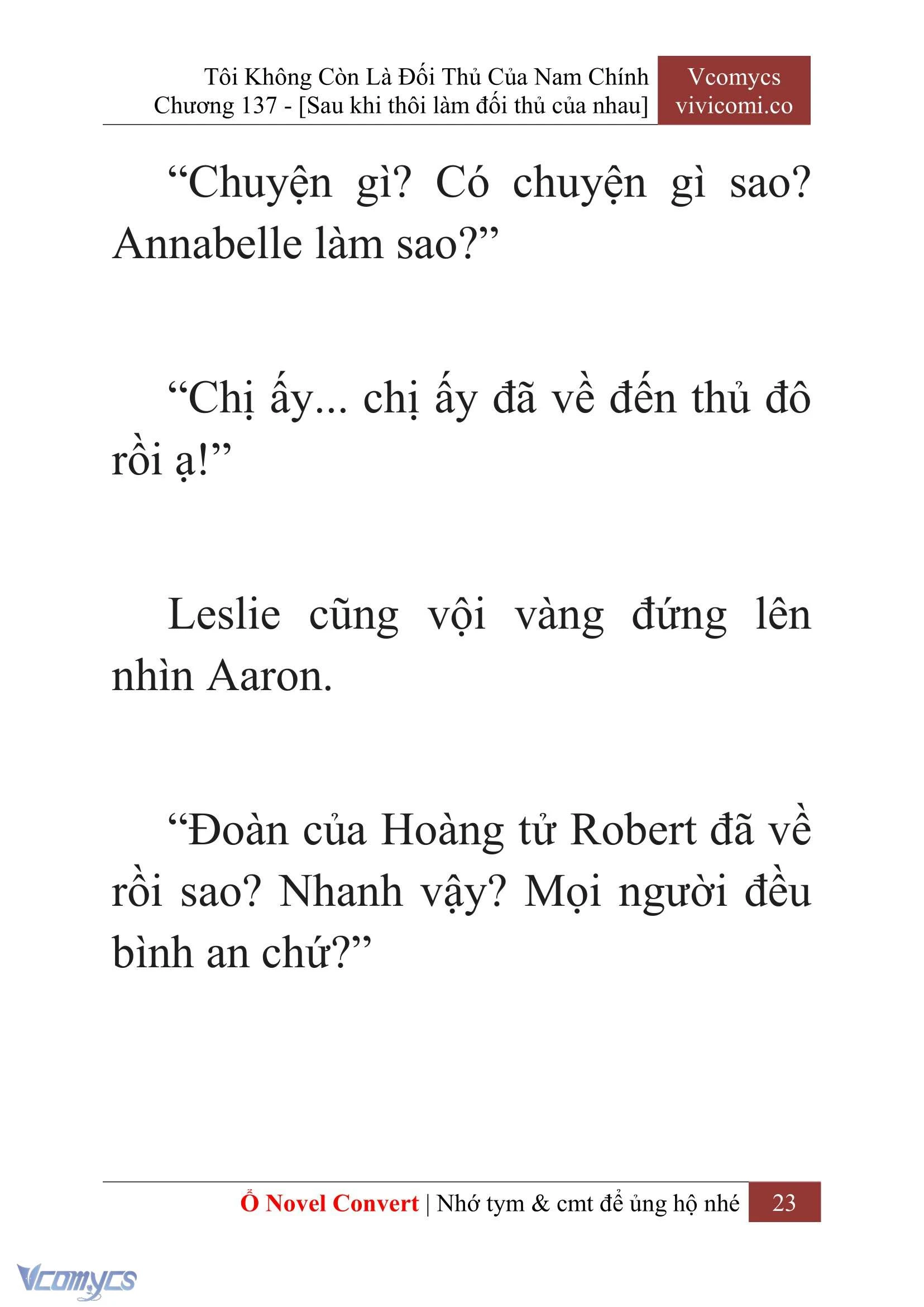 [Novel] Tôi Không Còn Là Đối Thủ Của Nam Chính Chapter  137 - 25