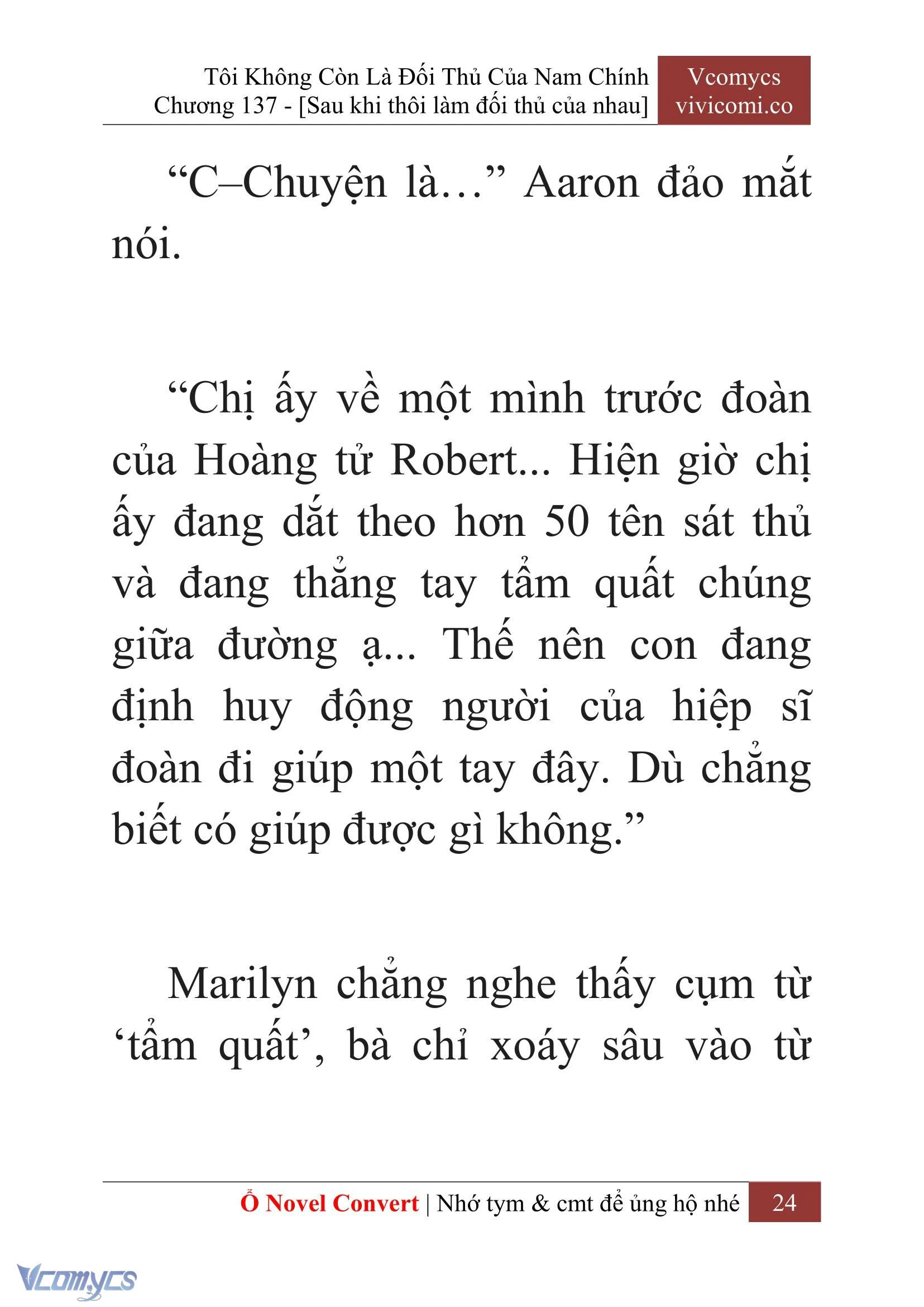 [Novel] Tôi Không Còn Là Đối Thủ Của Nam Chính Chapter  137 - 26