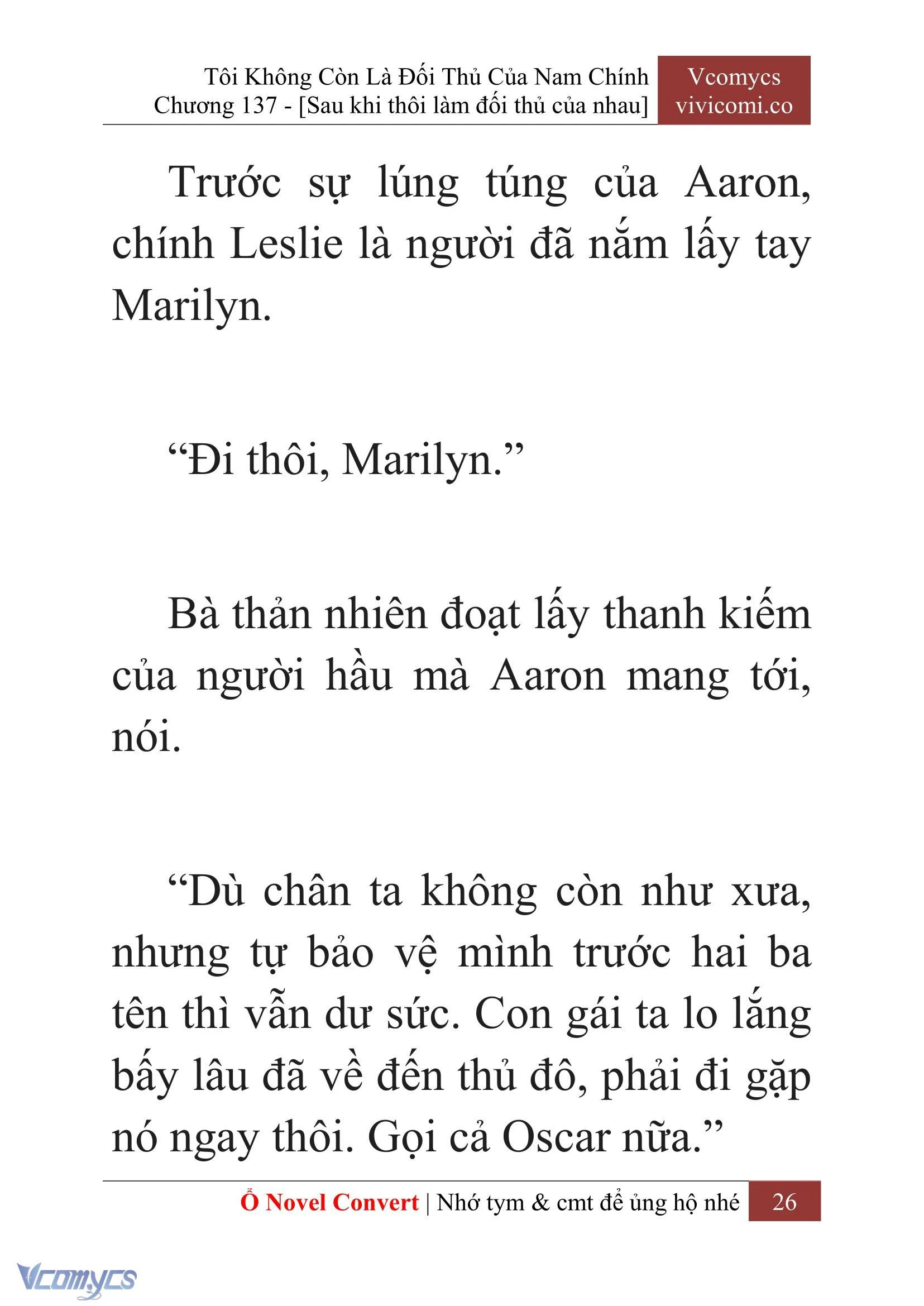 [Novel] Tôi Không Còn Là Đối Thủ Của Nam Chính Chapter  137 - 28