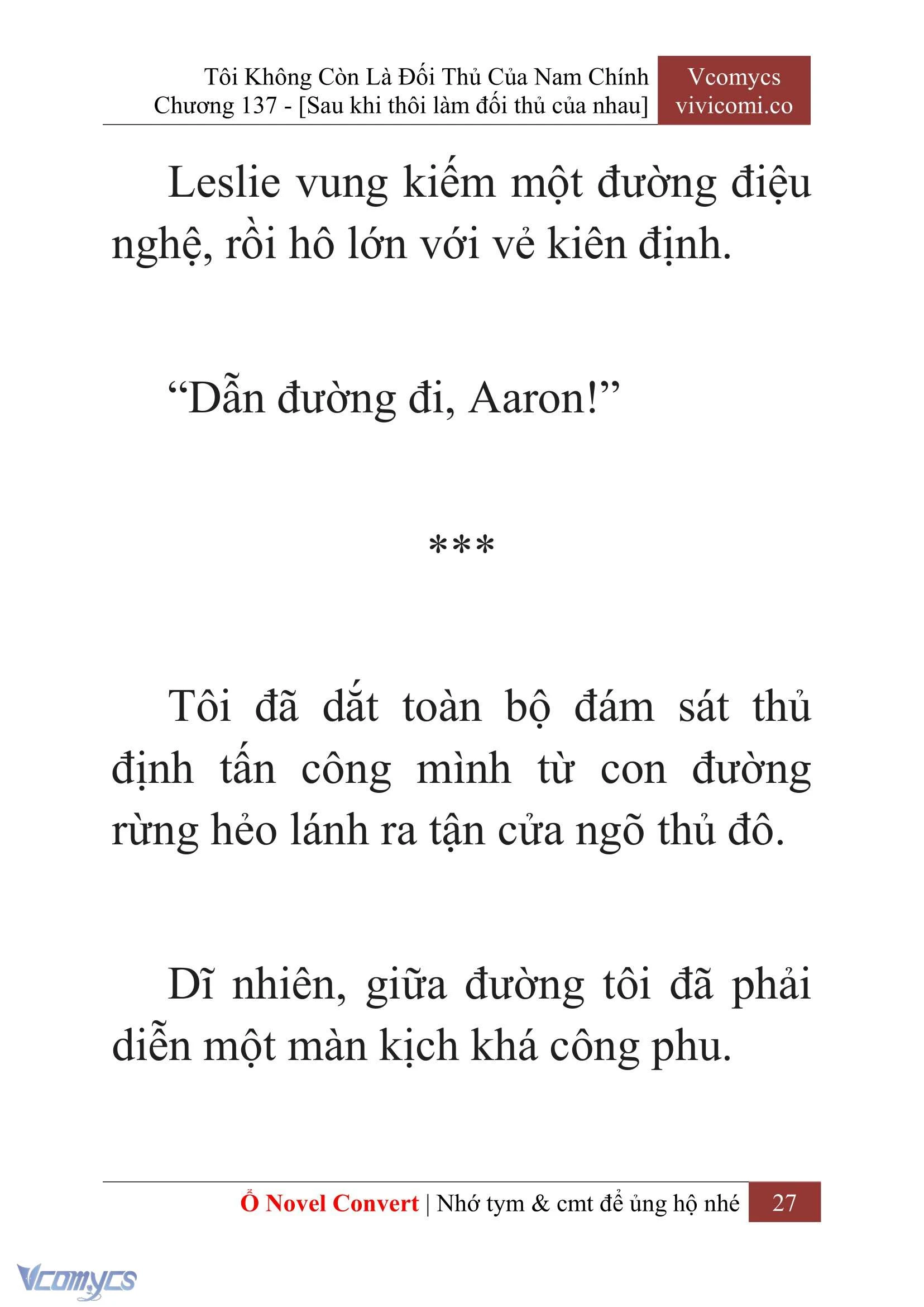 [Novel] Tôi Không Còn Là Đối Thủ Của Nam Chính Chapter  137 - 29