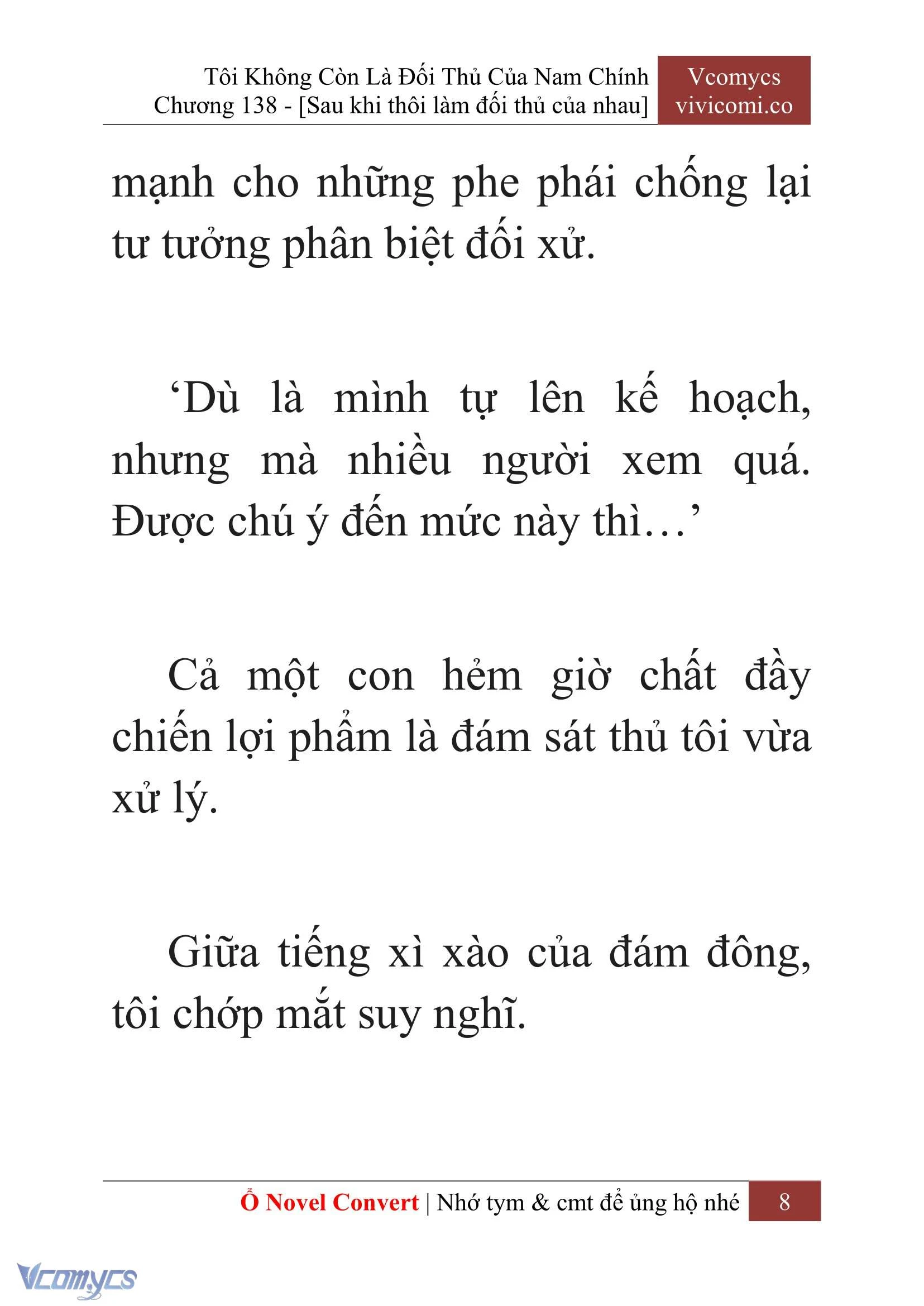 [Novel] Tôi Không Còn Là Đối Thủ Của Nam Chính Chapter  138 - 10