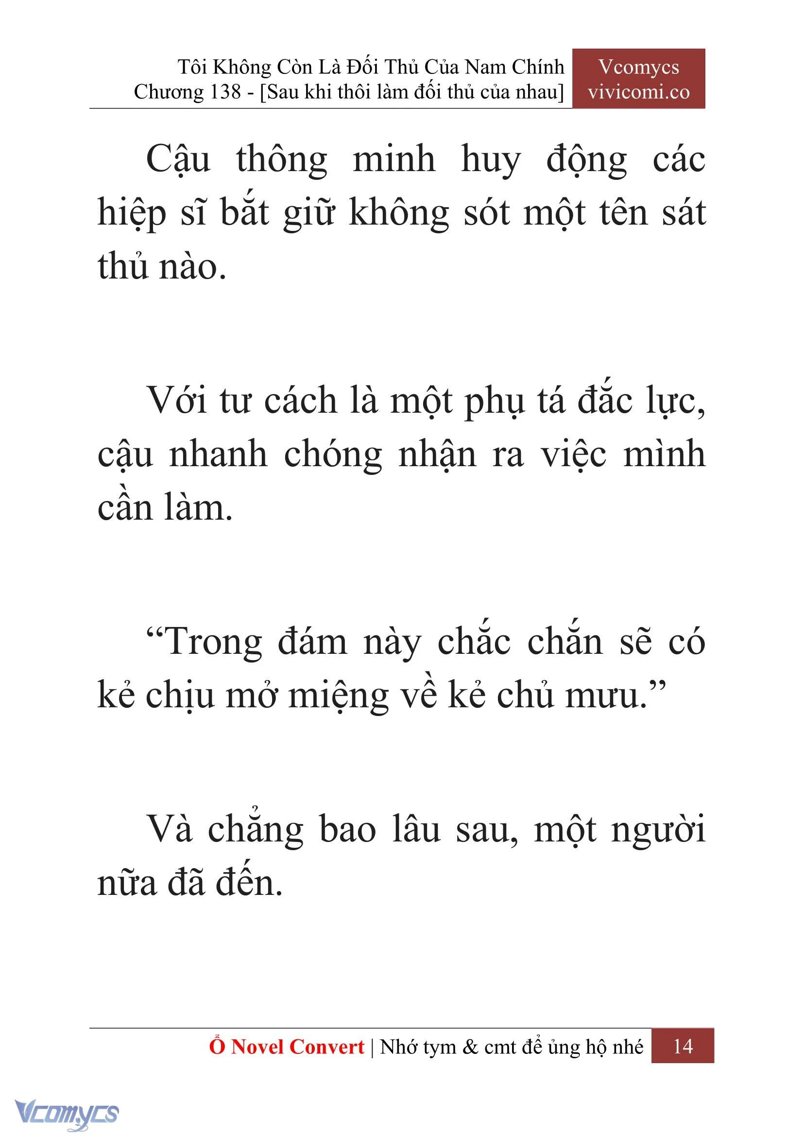 [Novel] Tôi Không Còn Là Đối Thủ Của Nam Chính Chapter  138 - 16