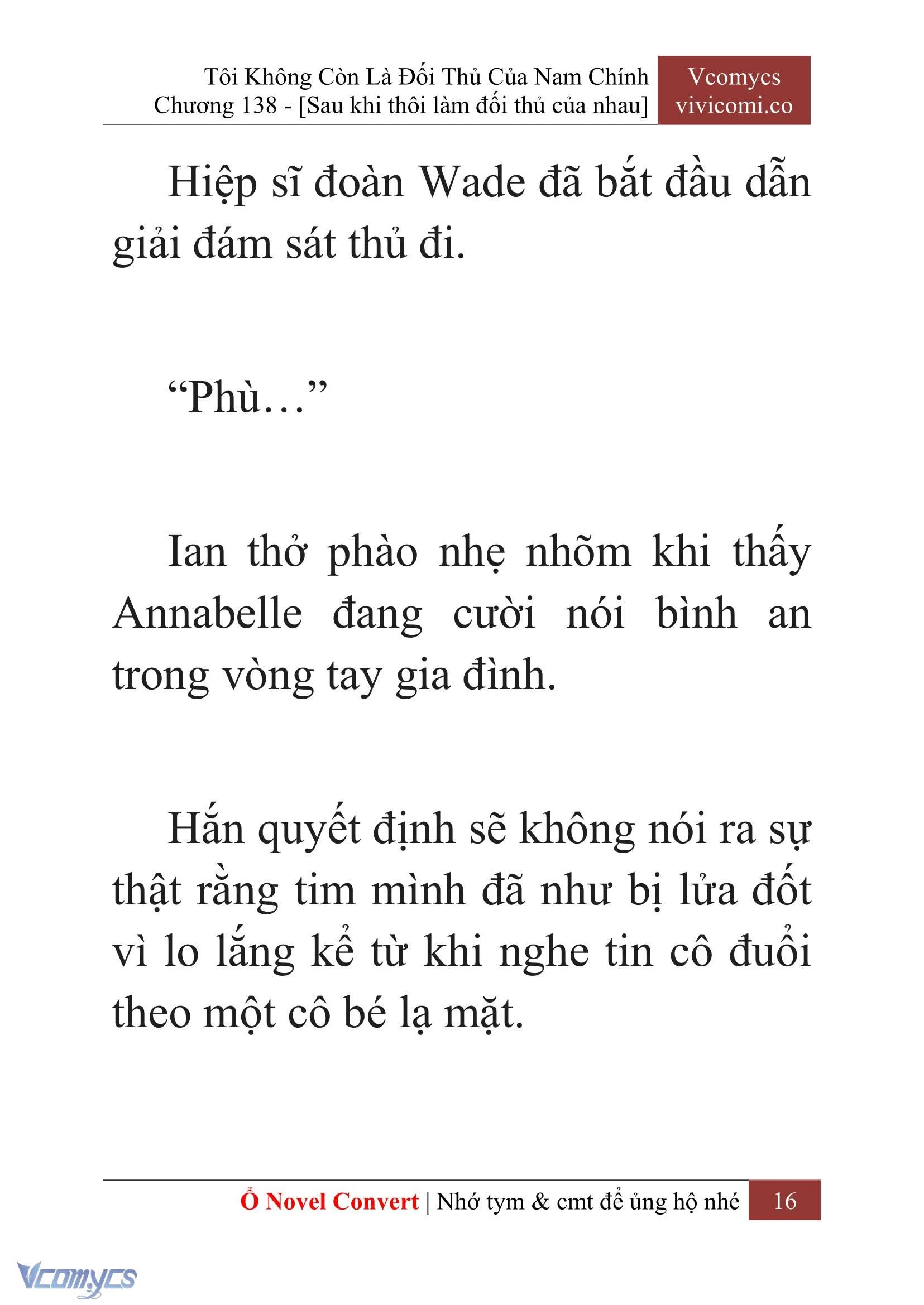 [Novel] Tôi Không Còn Là Đối Thủ Của Nam Chính Chapter  138 - 18
