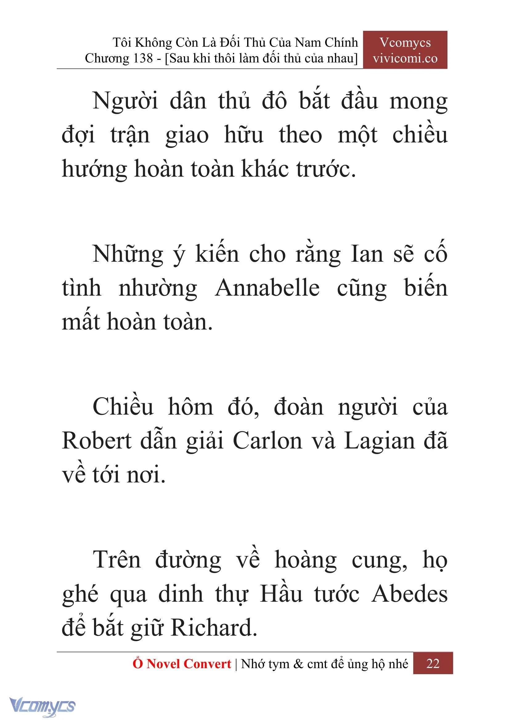 [Novel] Tôi Không Còn Là Đối Thủ Của Nam Chính Chapter  138 - 24