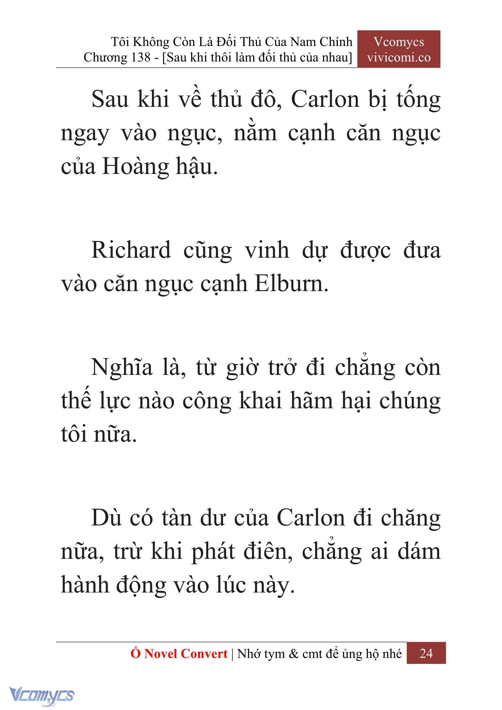 [Novel] Tôi Không Còn Là Đối Thủ Của Nam Chính Chapter  138 - 26