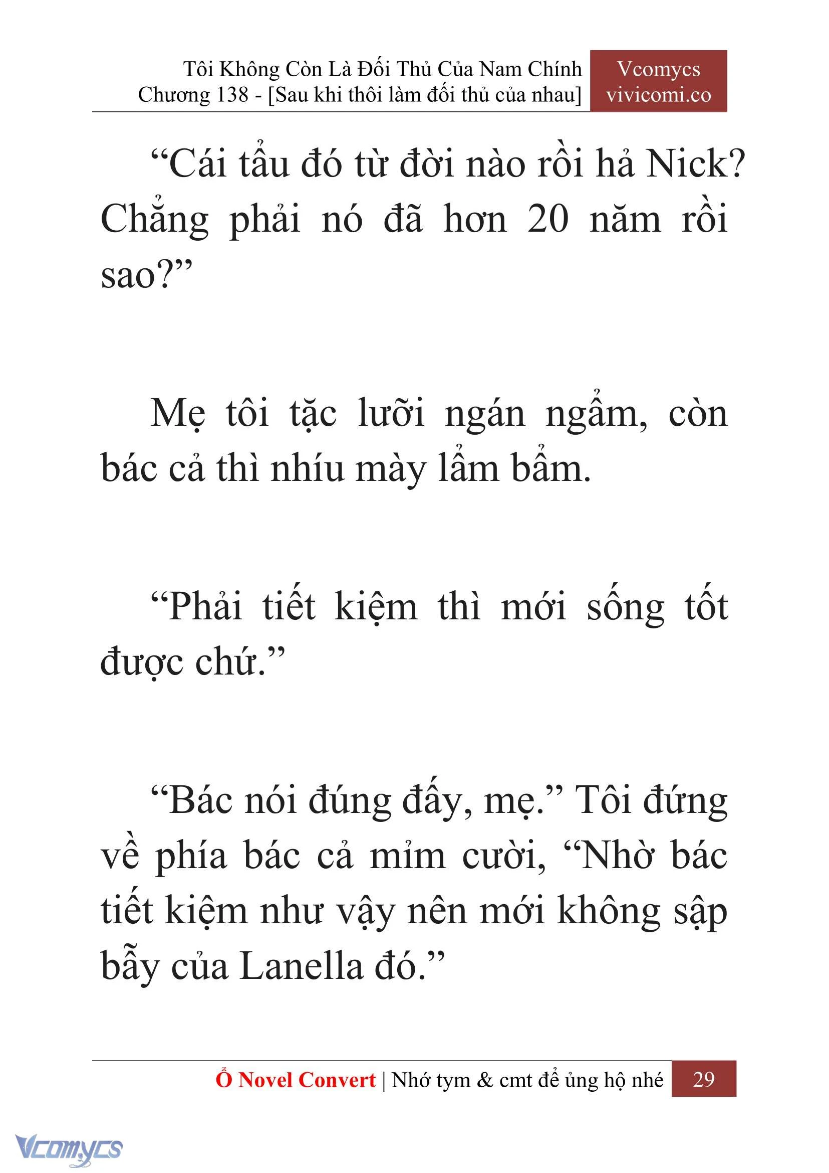 [Novel] Tôi Không Còn Là Đối Thủ Của Nam Chính Chapter  138 - 31