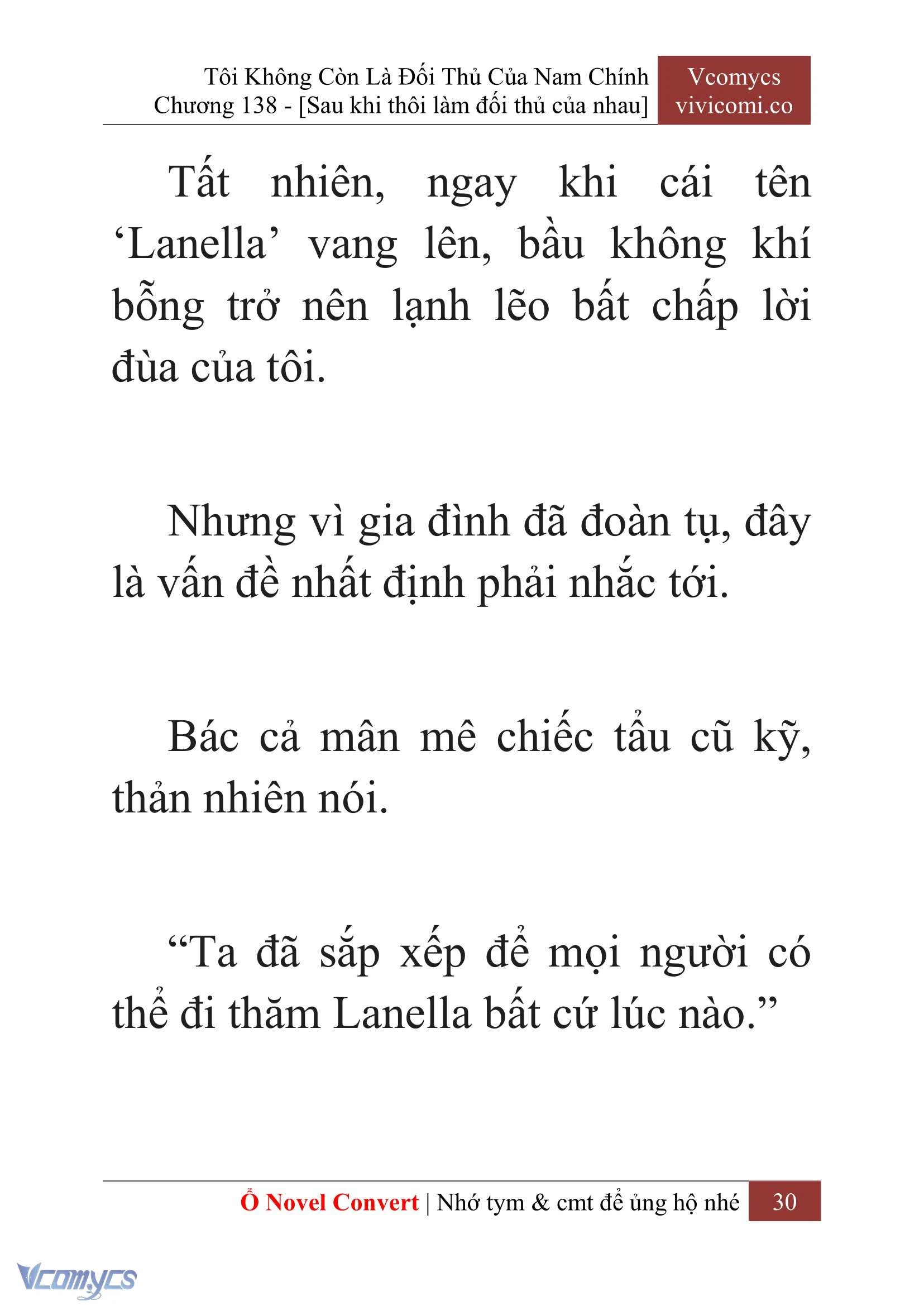 [Novel] Tôi Không Còn Là Đối Thủ Của Nam Chính Chapter  138 - 32