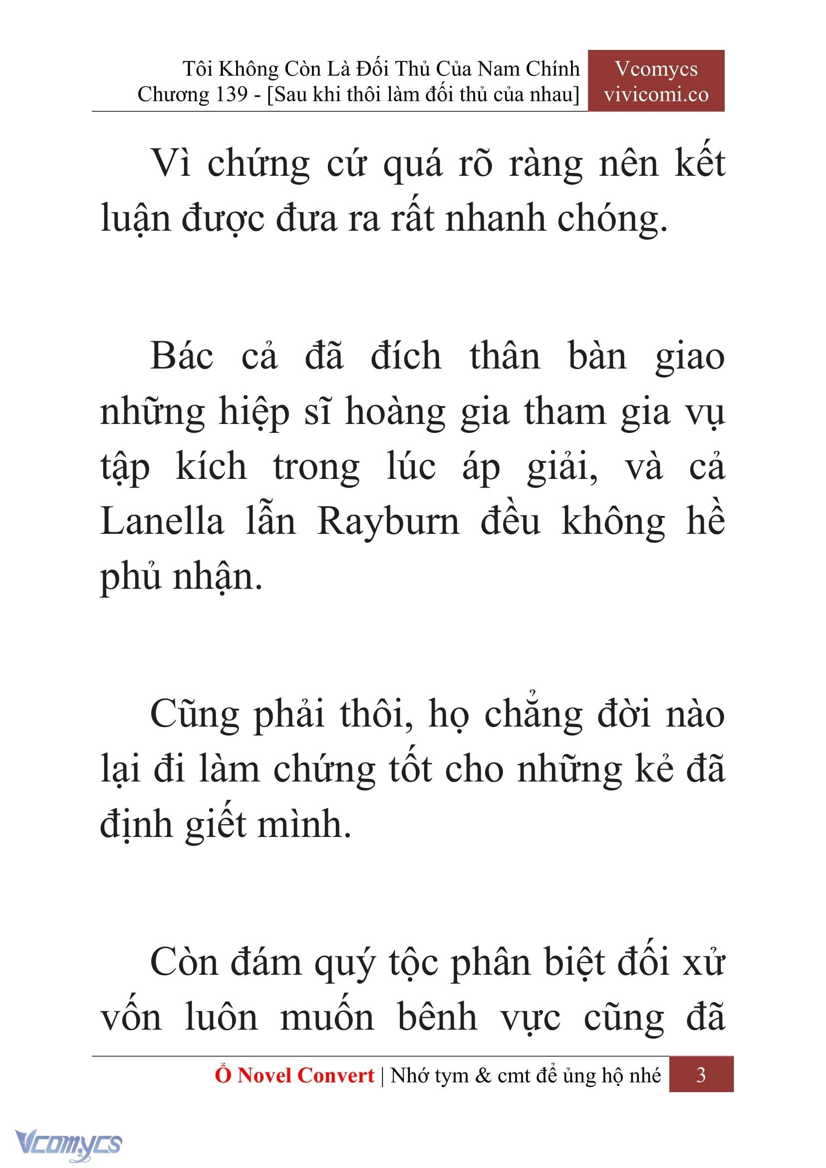 [Novel] Tôi Không Còn Là Đối Thủ Của Nam Chính Chapter  139 - 5