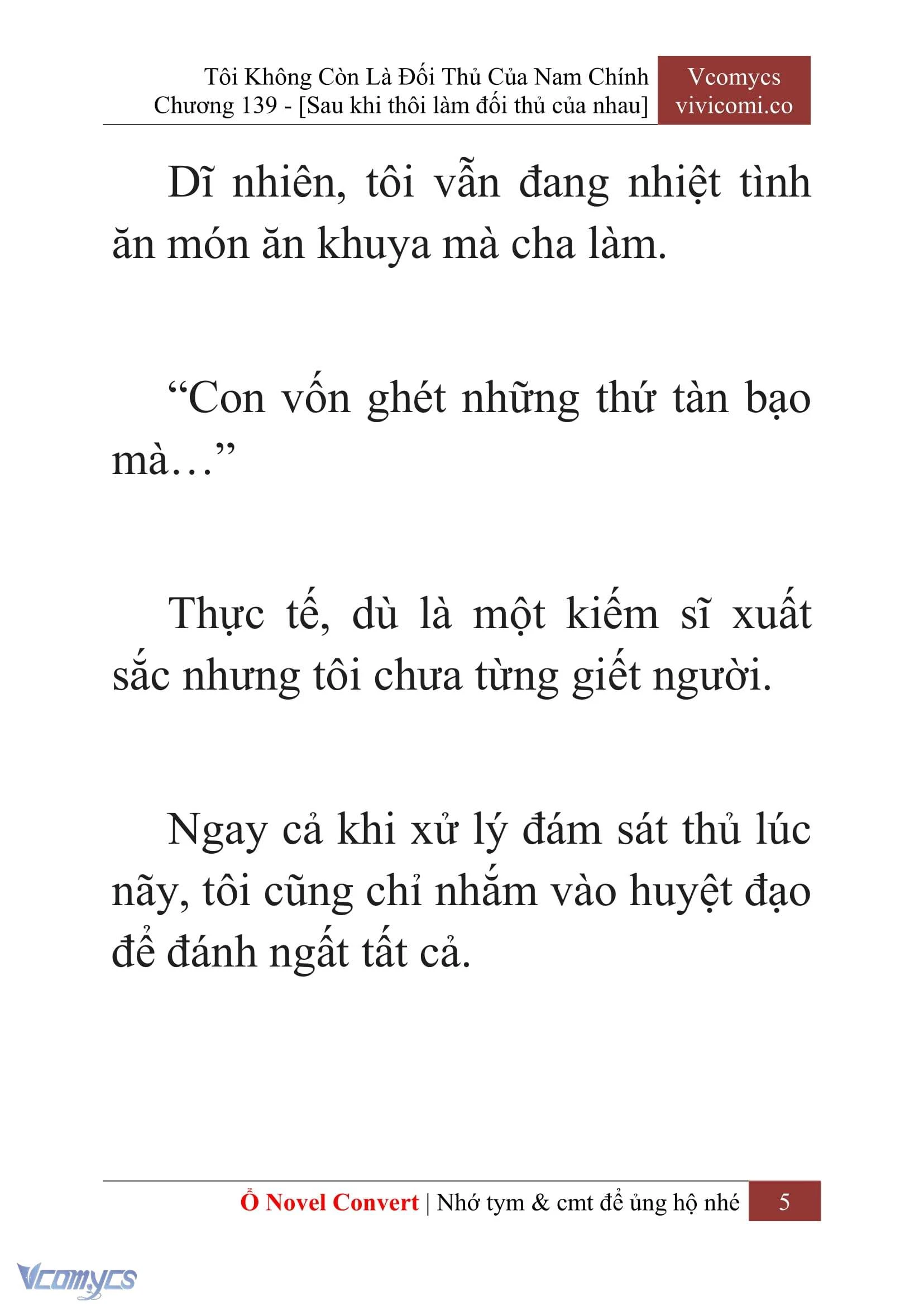 [Novel] Tôi Không Còn Là Đối Thủ Của Nam Chính Chapter  139 - 7