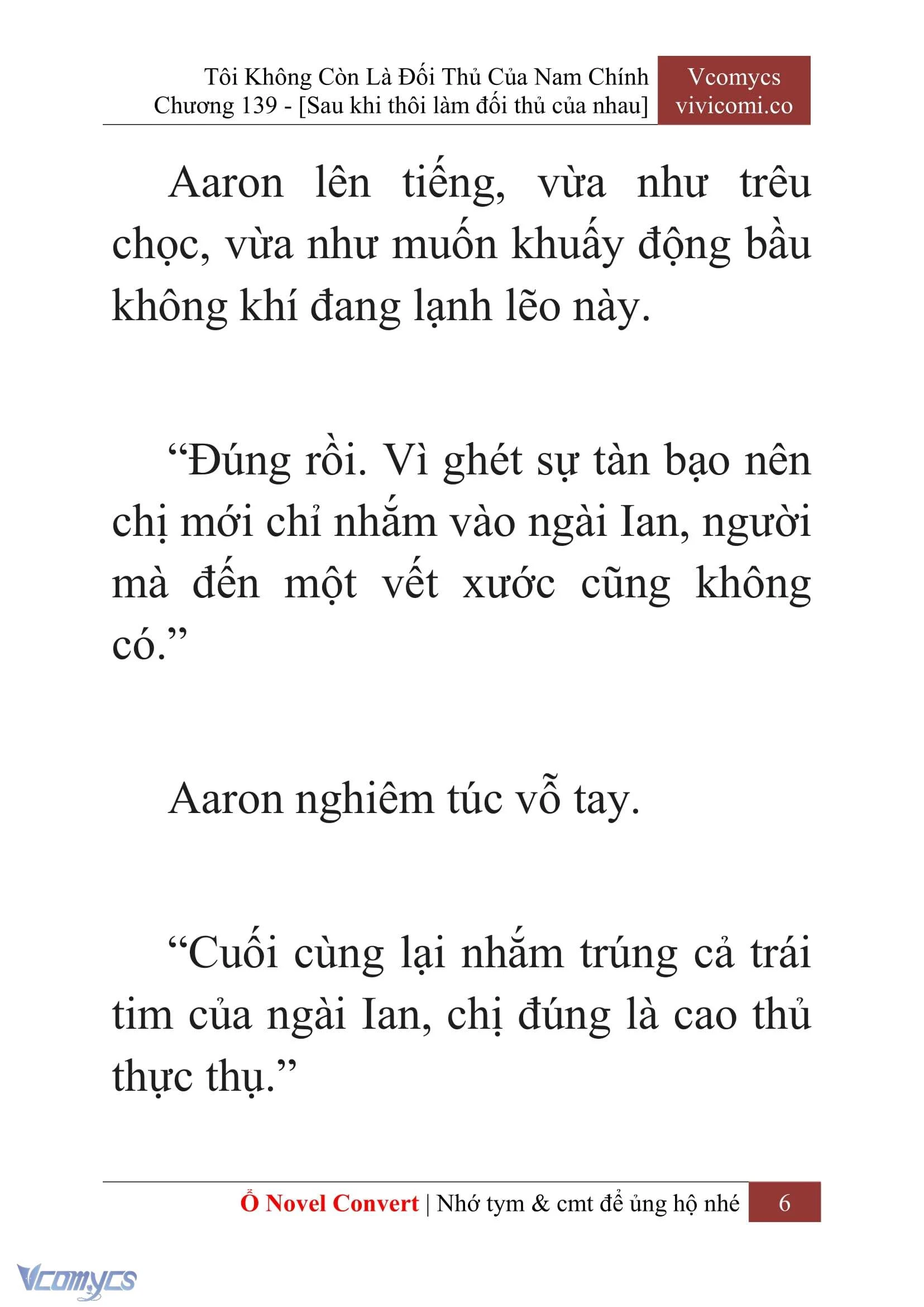 [Novel] Tôi Không Còn Là Đối Thủ Của Nam Chính Chapter  139 - 8