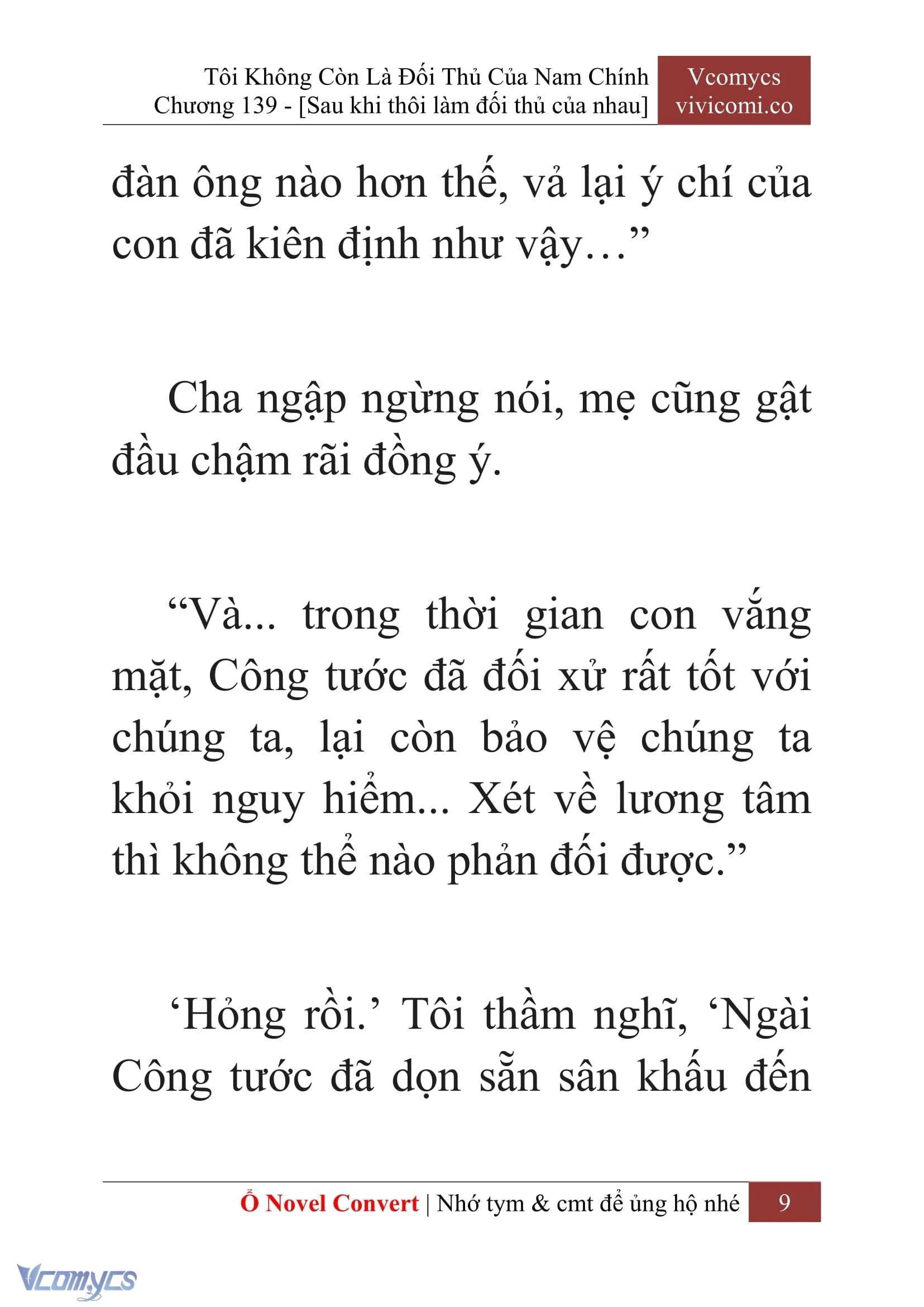 [Novel] Tôi Không Còn Là Đối Thủ Của Nam Chính Chapter  139 - 11