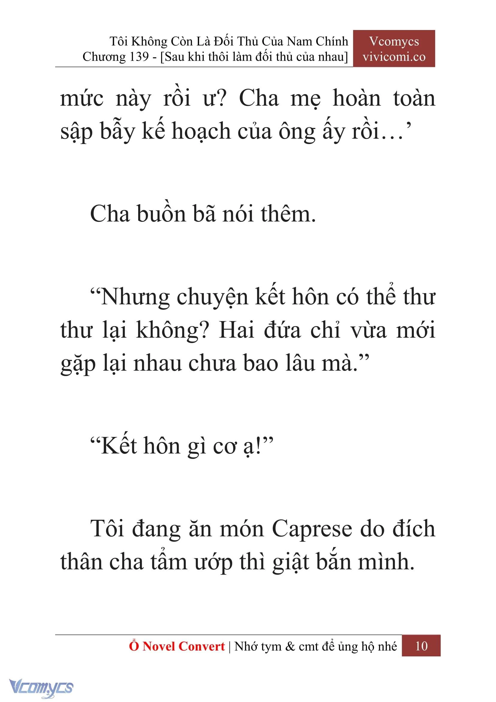 [Novel] Tôi Không Còn Là Đối Thủ Của Nam Chính Chapter  139 - 12