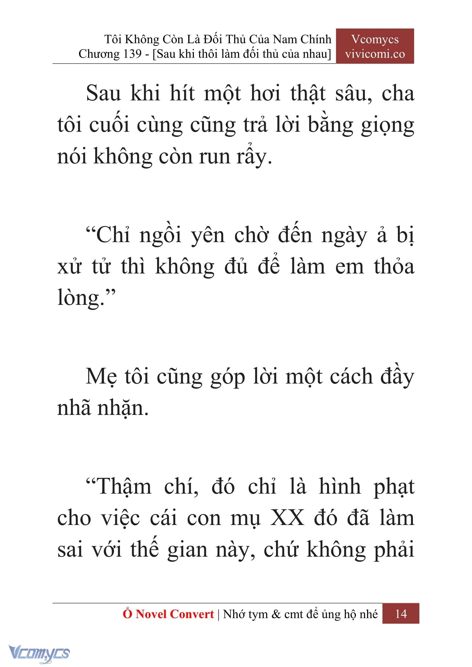 [Novel] Tôi Không Còn Là Đối Thủ Của Nam Chính Chapter  139 - 16