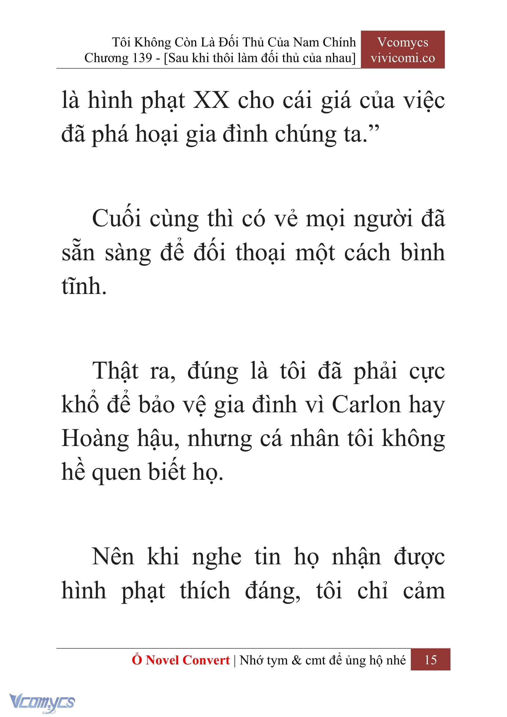 [Novel] Tôi Không Còn Là Đối Thủ Của Nam Chính Chapter  139 - 17