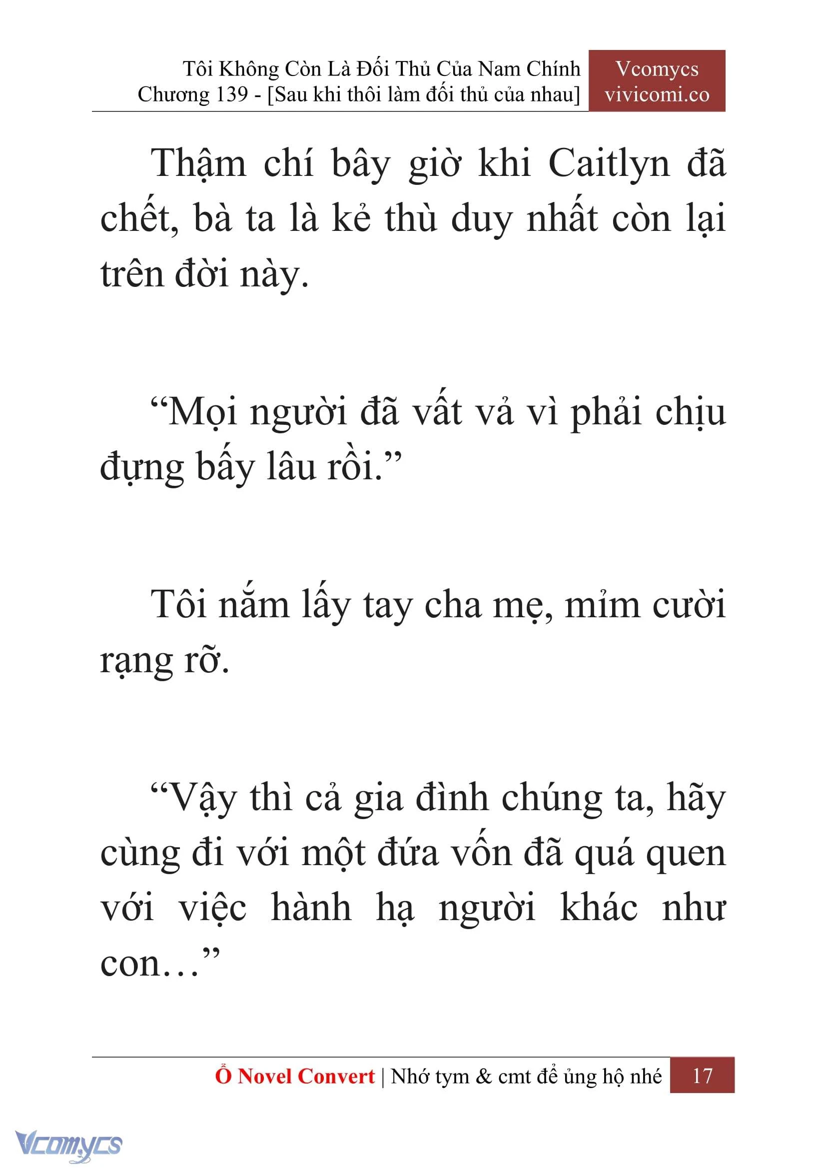 [Novel] Tôi Không Còn Là Đối Thủ Của Nam Chính Chapter  139 - 19