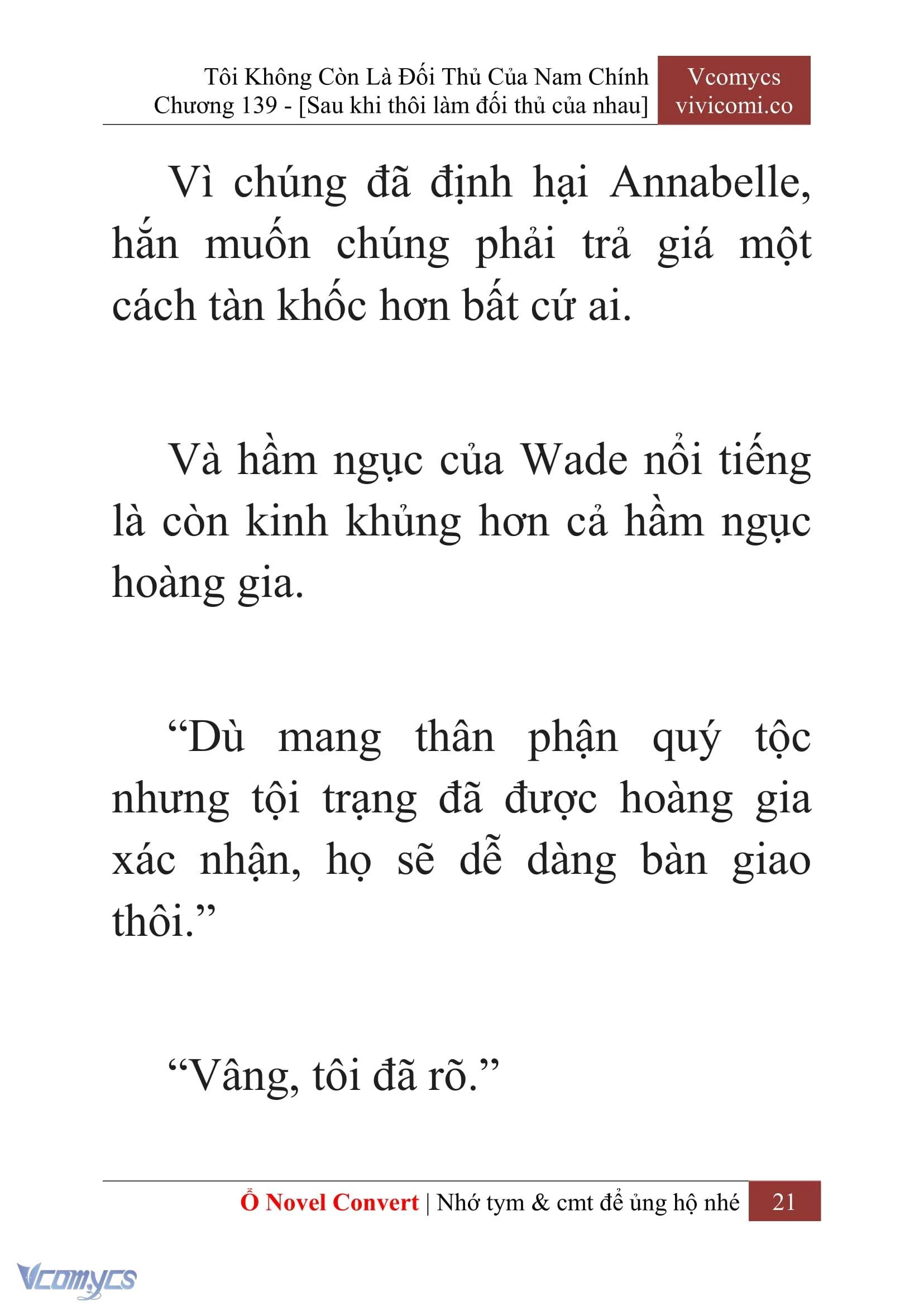 [Novel] Tôi Không Còn Là Đối Thủ Của Nam Chính Chapter  139 - 23