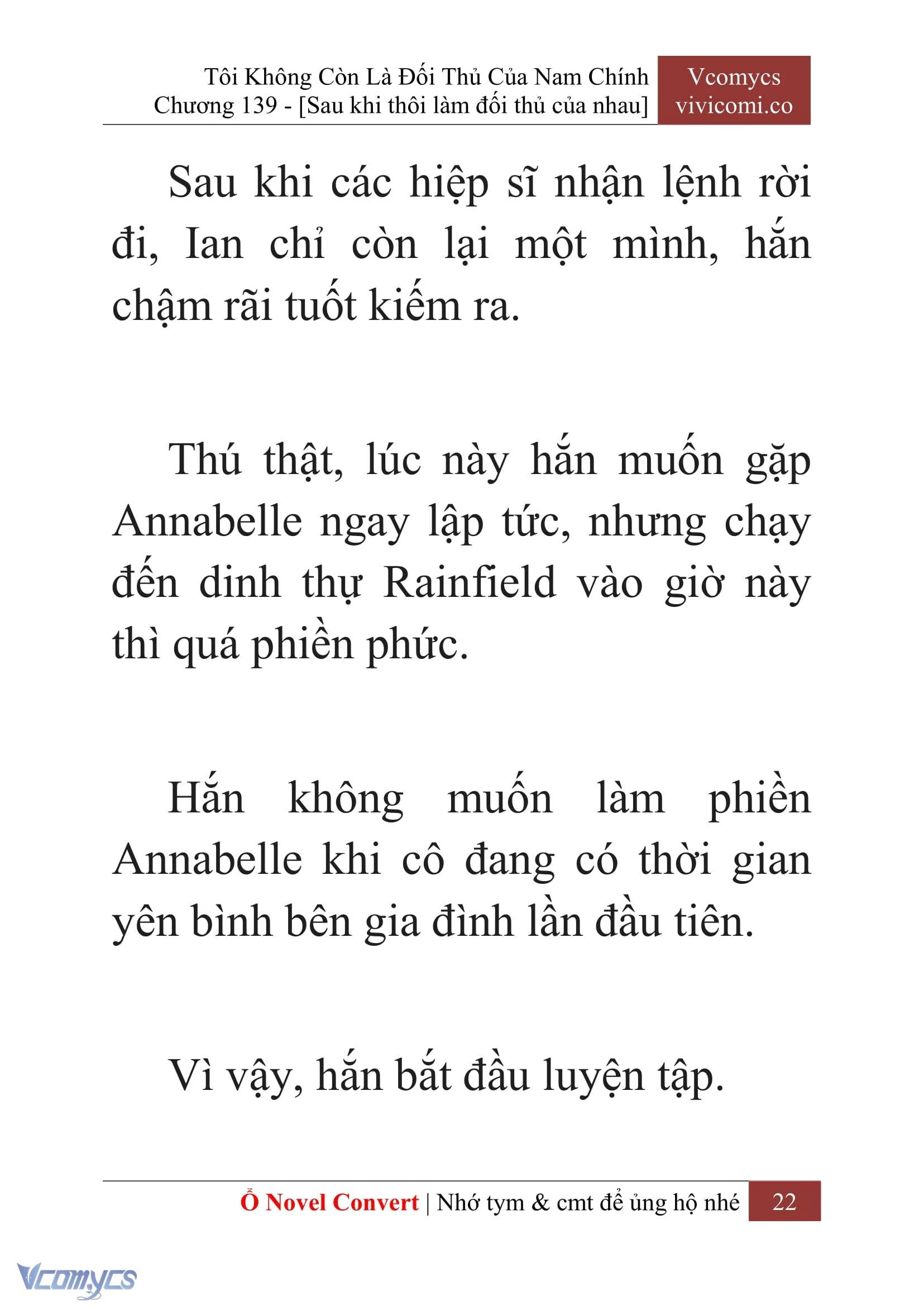 [Novel] Tôi Không Còn Là Đối Thủ Của Nam Chính Chapter  139 - 24