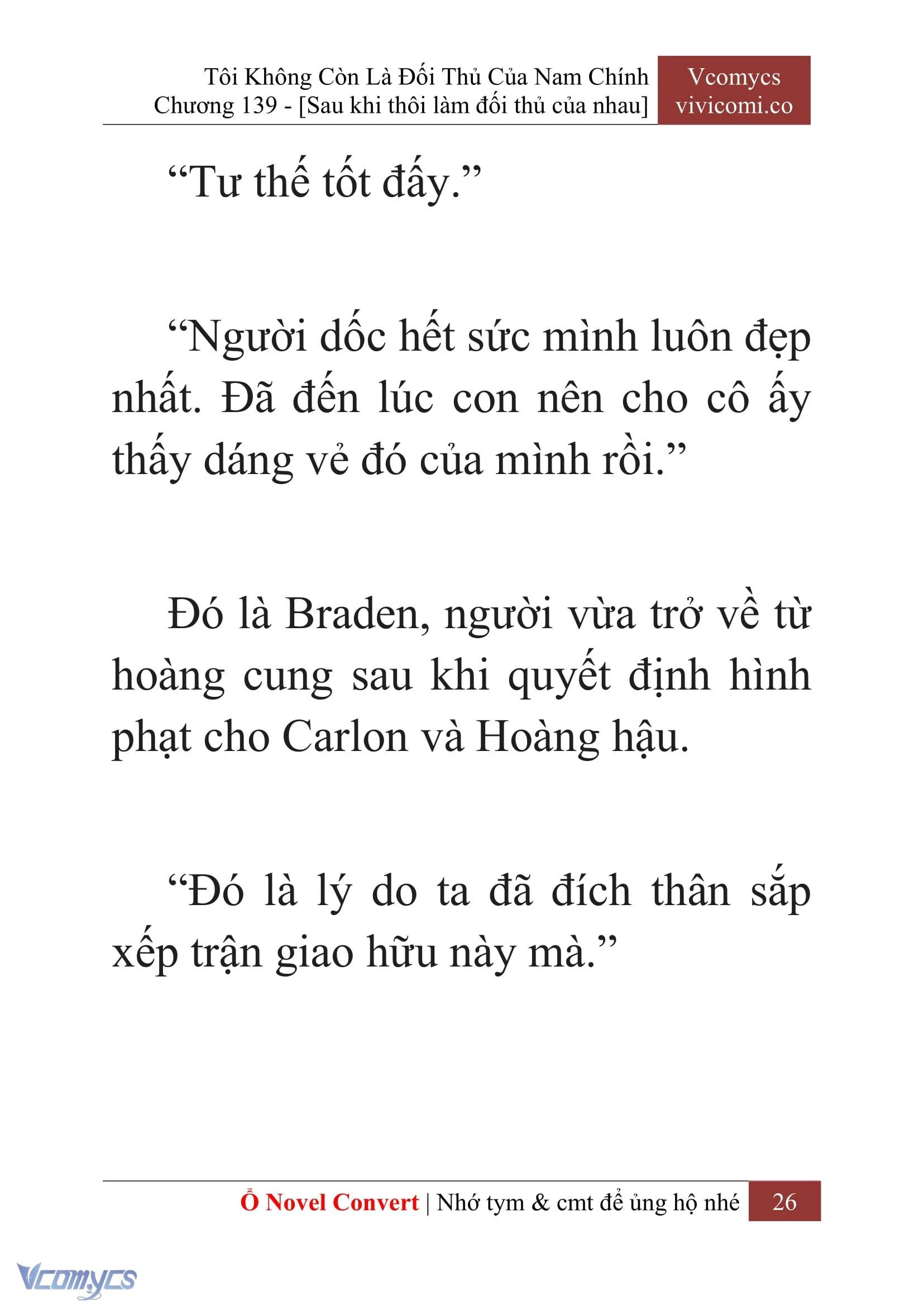 [Novel] Tôi Không Còn Là Đối Thủ Của Nam Chính Chapter  139 - 28