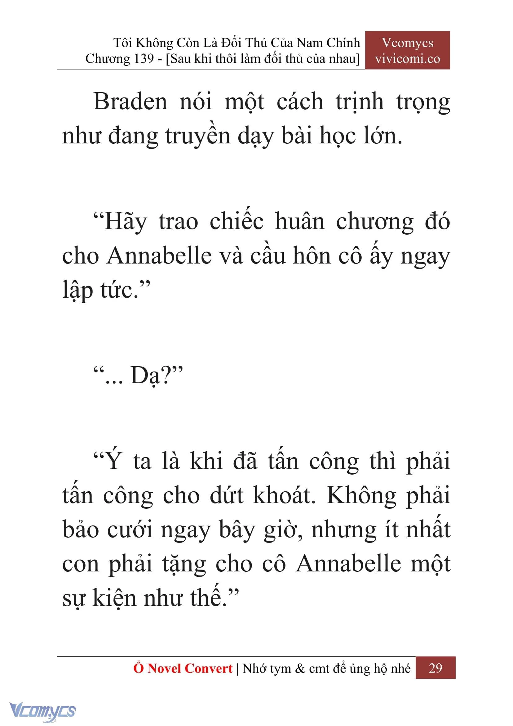 [Novel] Tôi Không Còn Là Đối Thủ Của Nam Chính Chapter  139 - 31