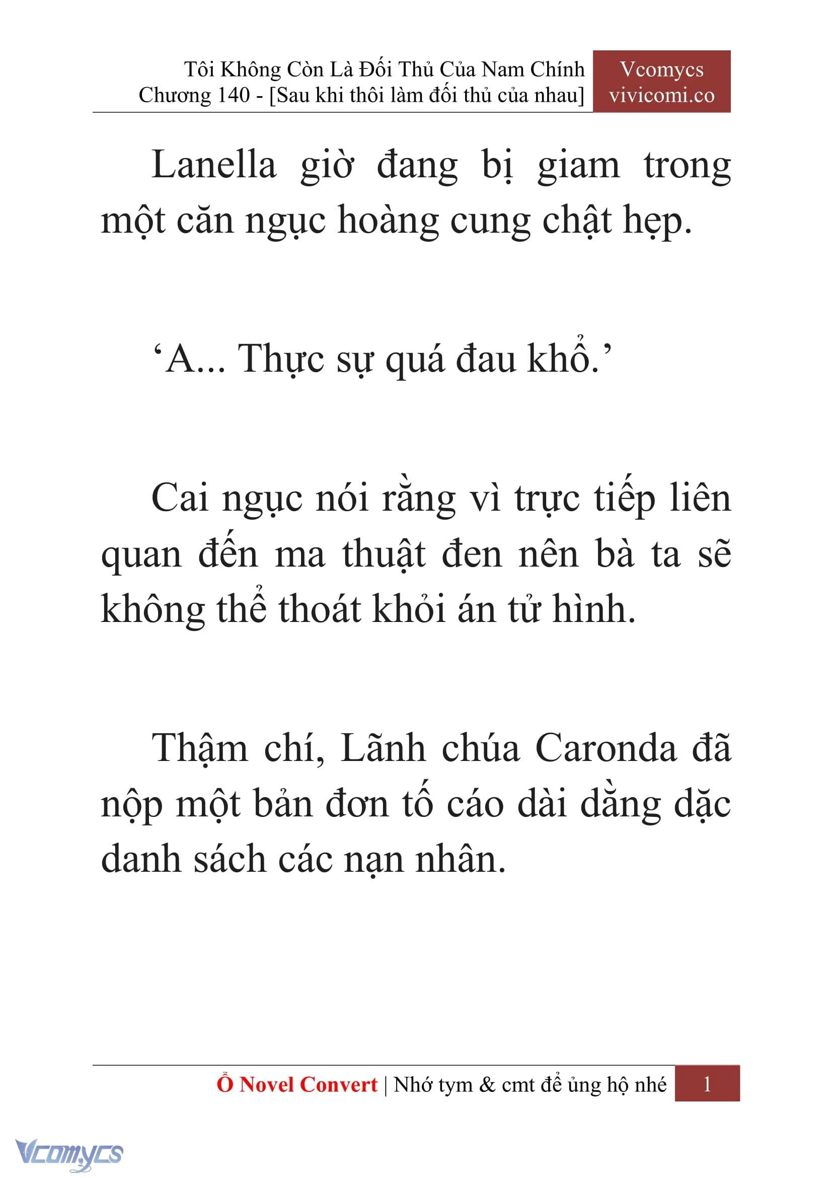 [Novel] Tôi Không Còn Là Đối Thủ Của Nam Chính Chapter  140 - 3