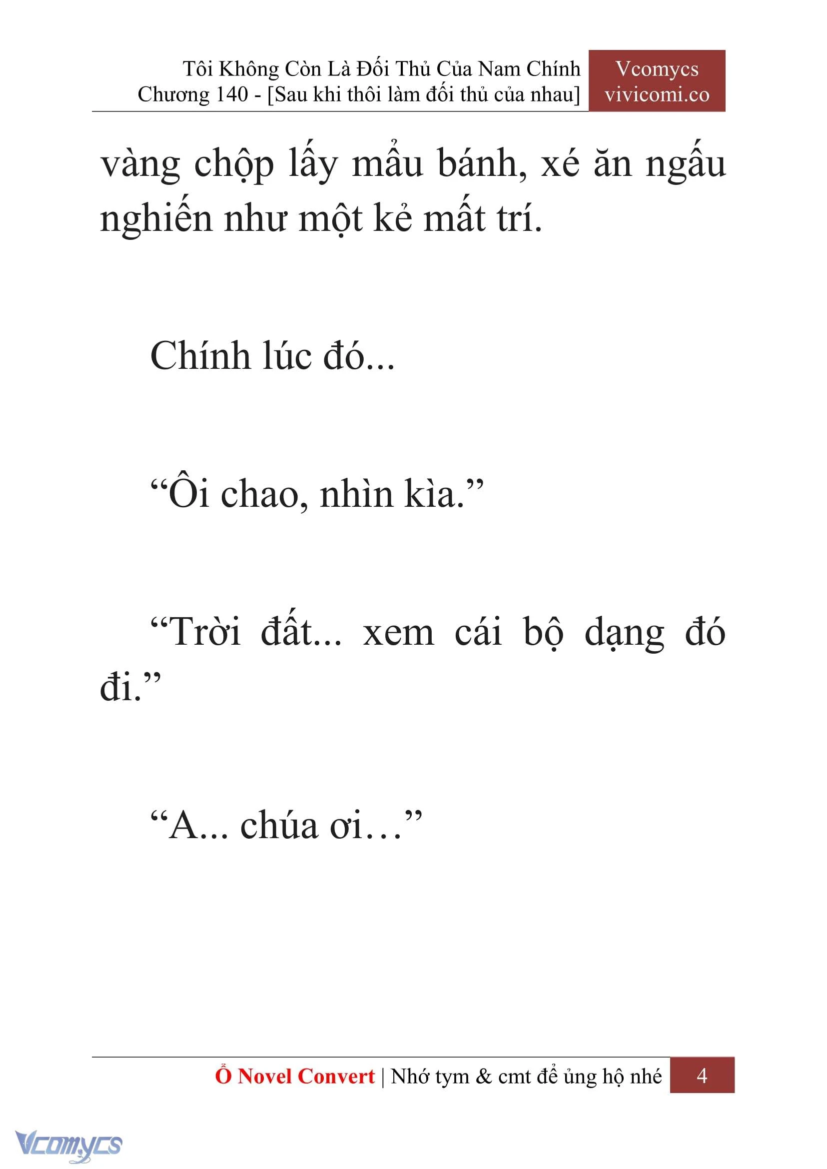 [Novel] Tôi Không Còn Là Đối Thủ Của Nam Chính Chapter  140 - 6