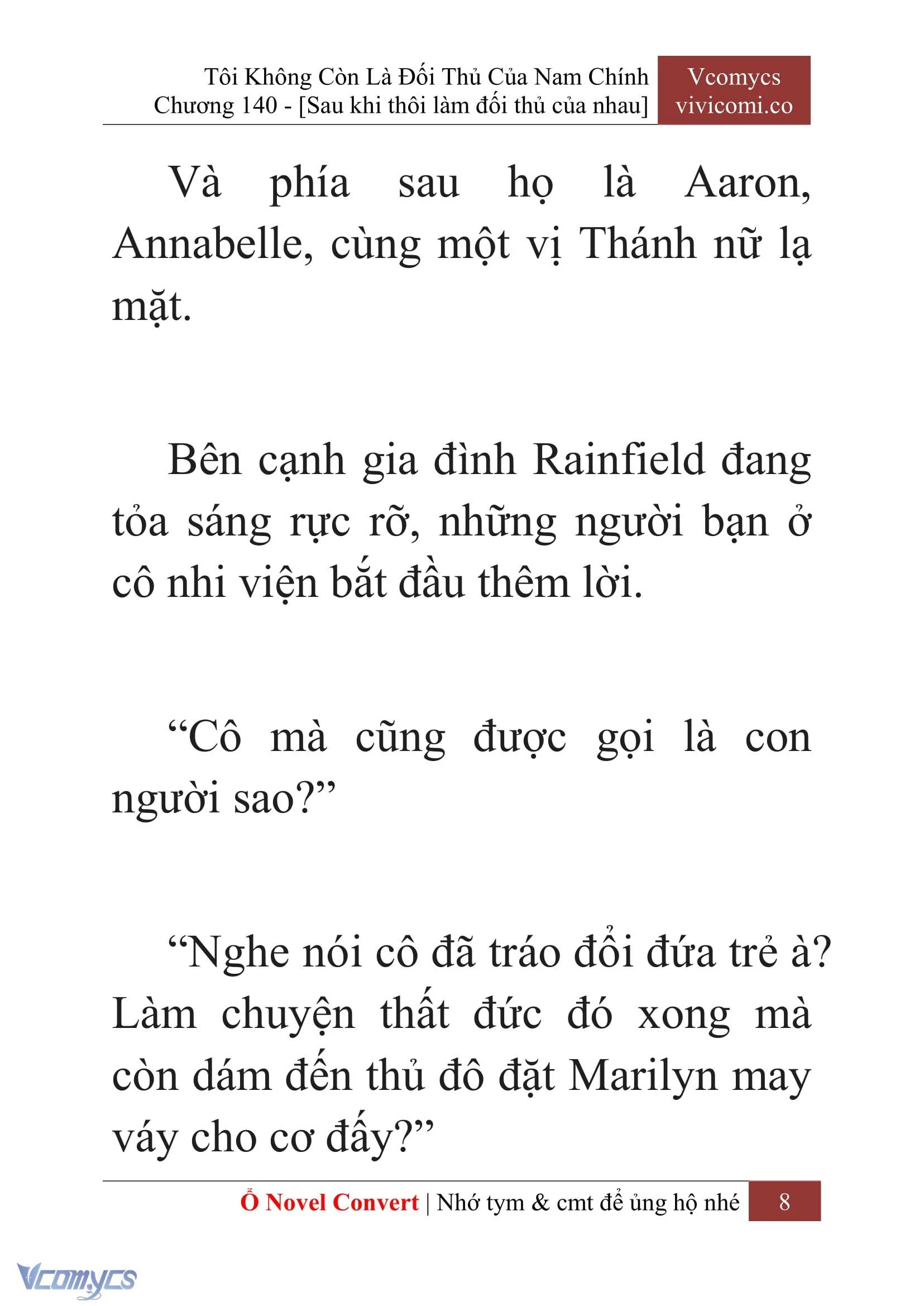 [Novel] Tôi Không Còn Là Đối Thủ Của Nam Chính Chapter  140 - 10