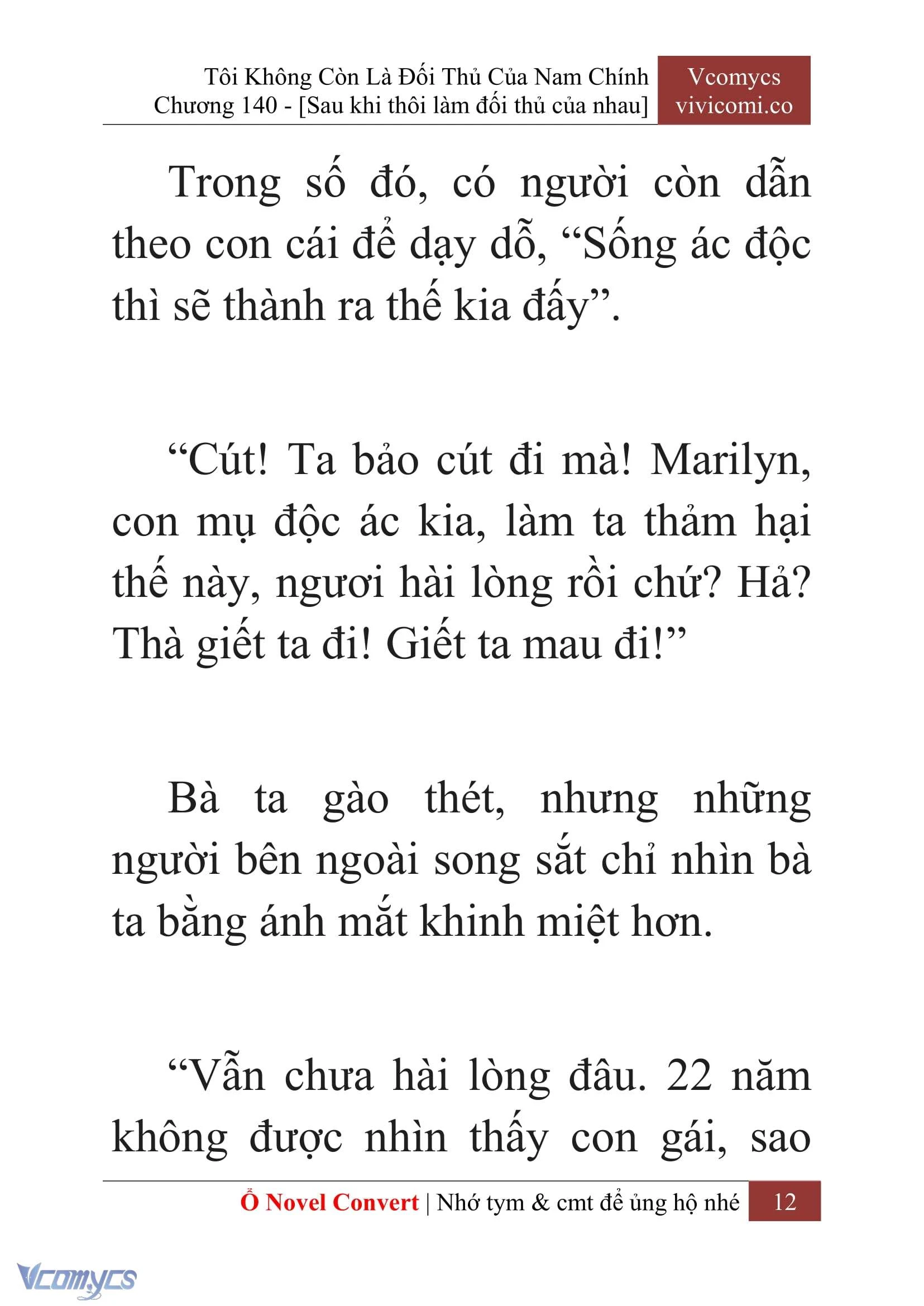 [Novel] Tôi Không Còn Là Đối Thủ Của Nam Chính Chapter  140 - 14