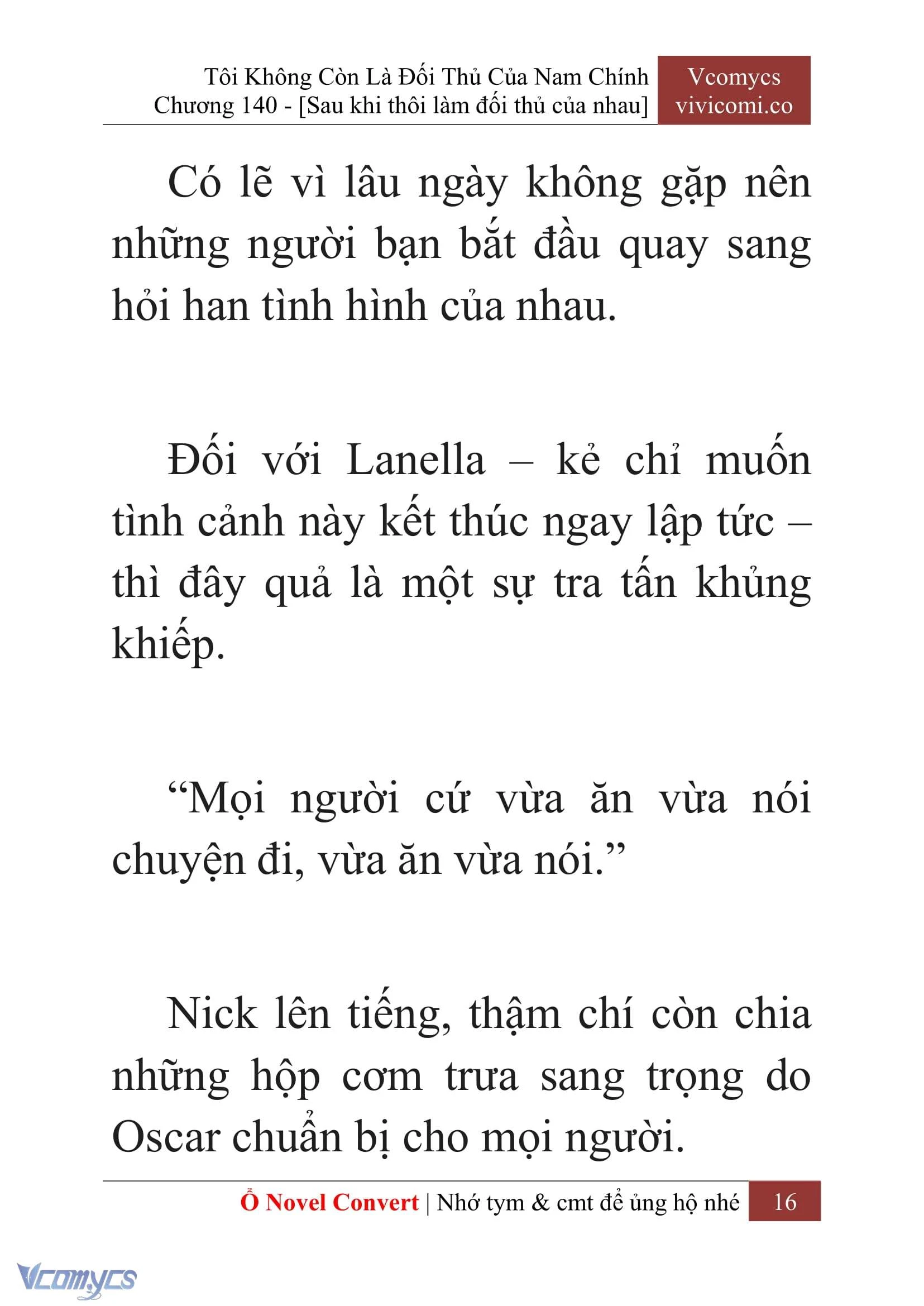 [Novel] Tôi Không Còn Là Đối Thủ Của Nam Chính Chapter  140 - 18