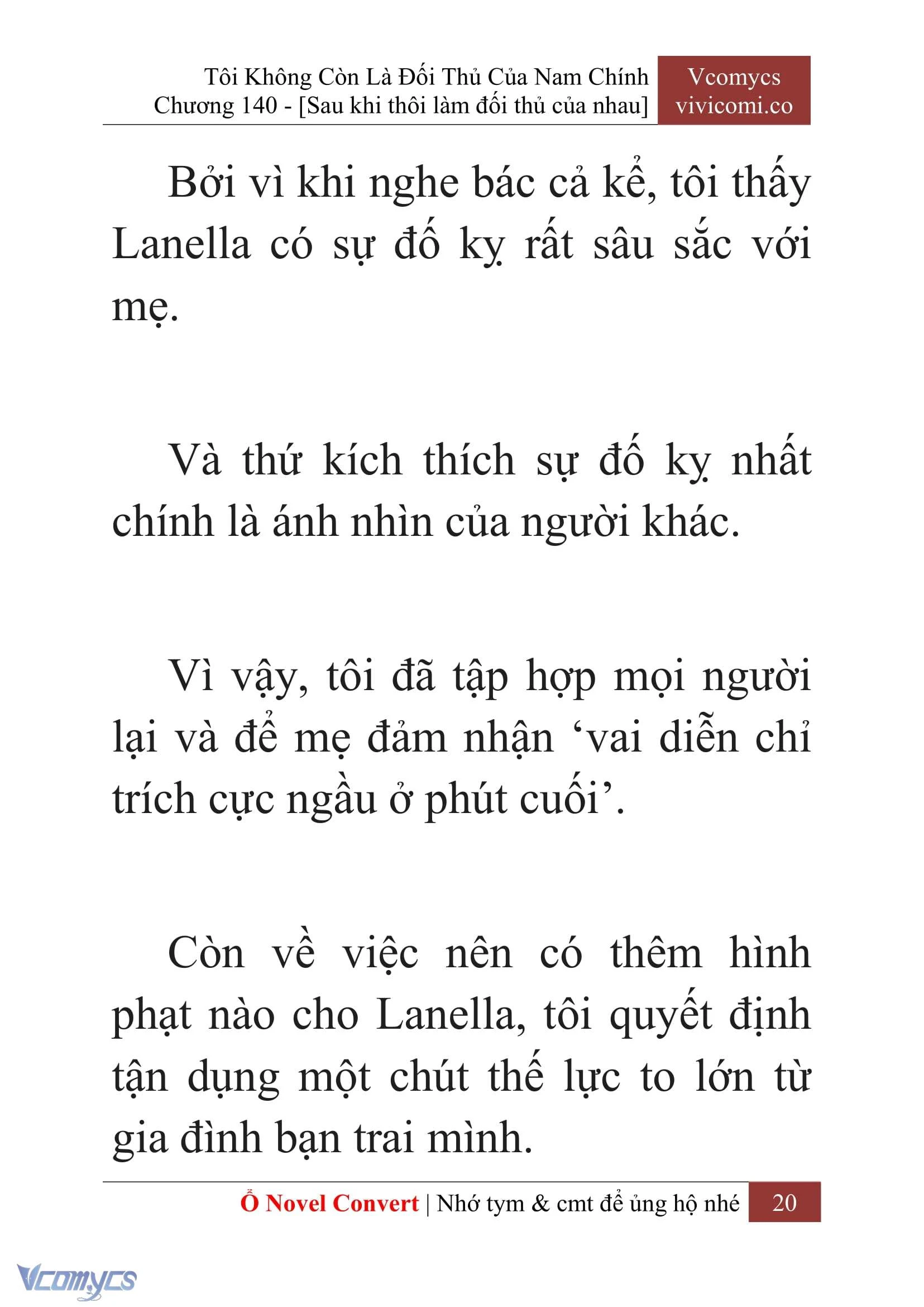[Novel] Tôi Không Còn Là Đối Thủ Của Nam Chính Chapter  140 - 22